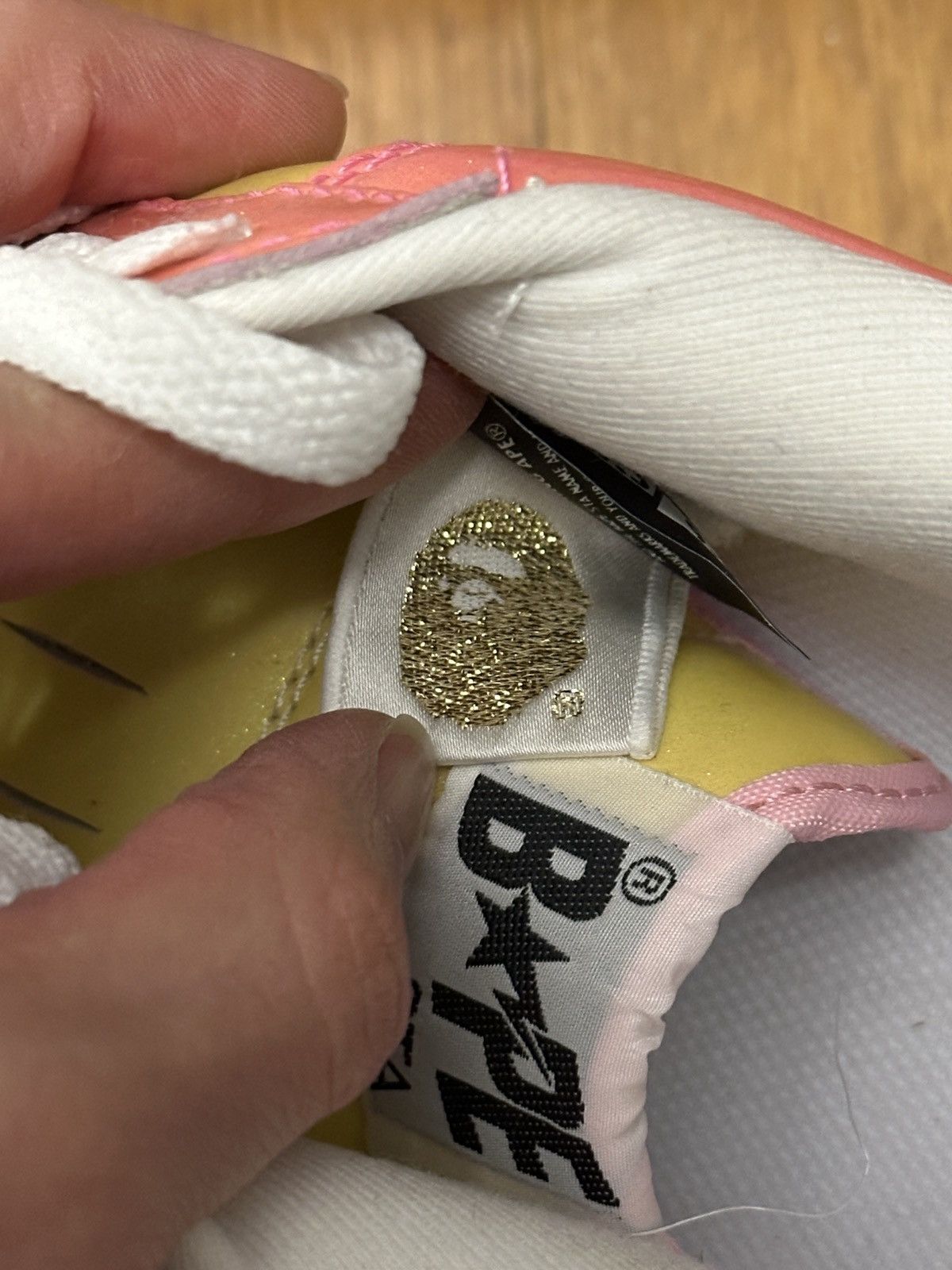 Bape BAPE STA FS-001 GLITTER PINK Size US 9.5 / EU 42-43 - 12 Thumbnail