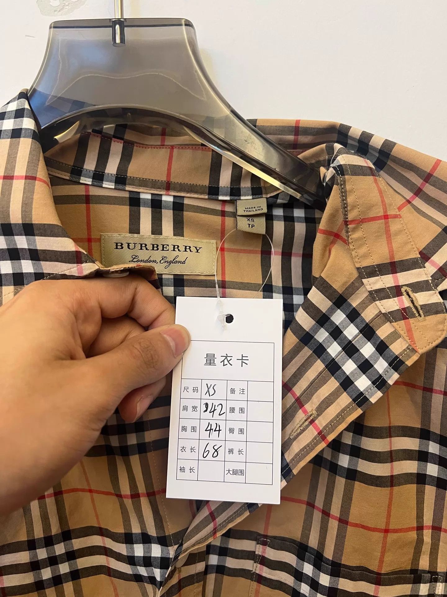 Burberry Burberry Classic Check LS Shirt XS Almost New Size US XS / EU 42 / 0 - 5 Thumbnail