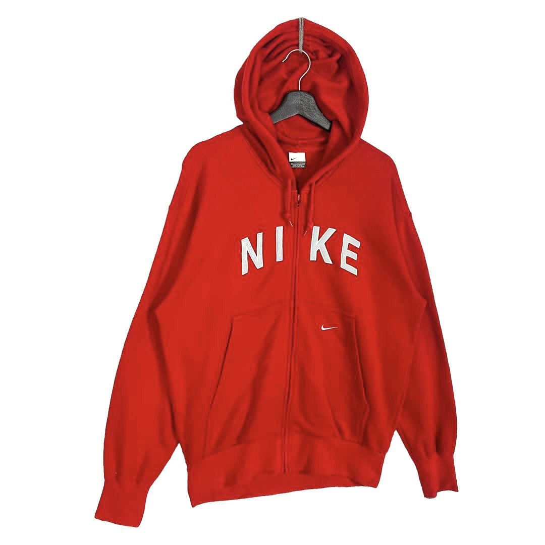 Nike × Vintage Vintage Y2K Nike Swoosh Small Logo Zip Up Hoodie Size M Size US M / EU 48-50 / 2 - 3 Thumbnail