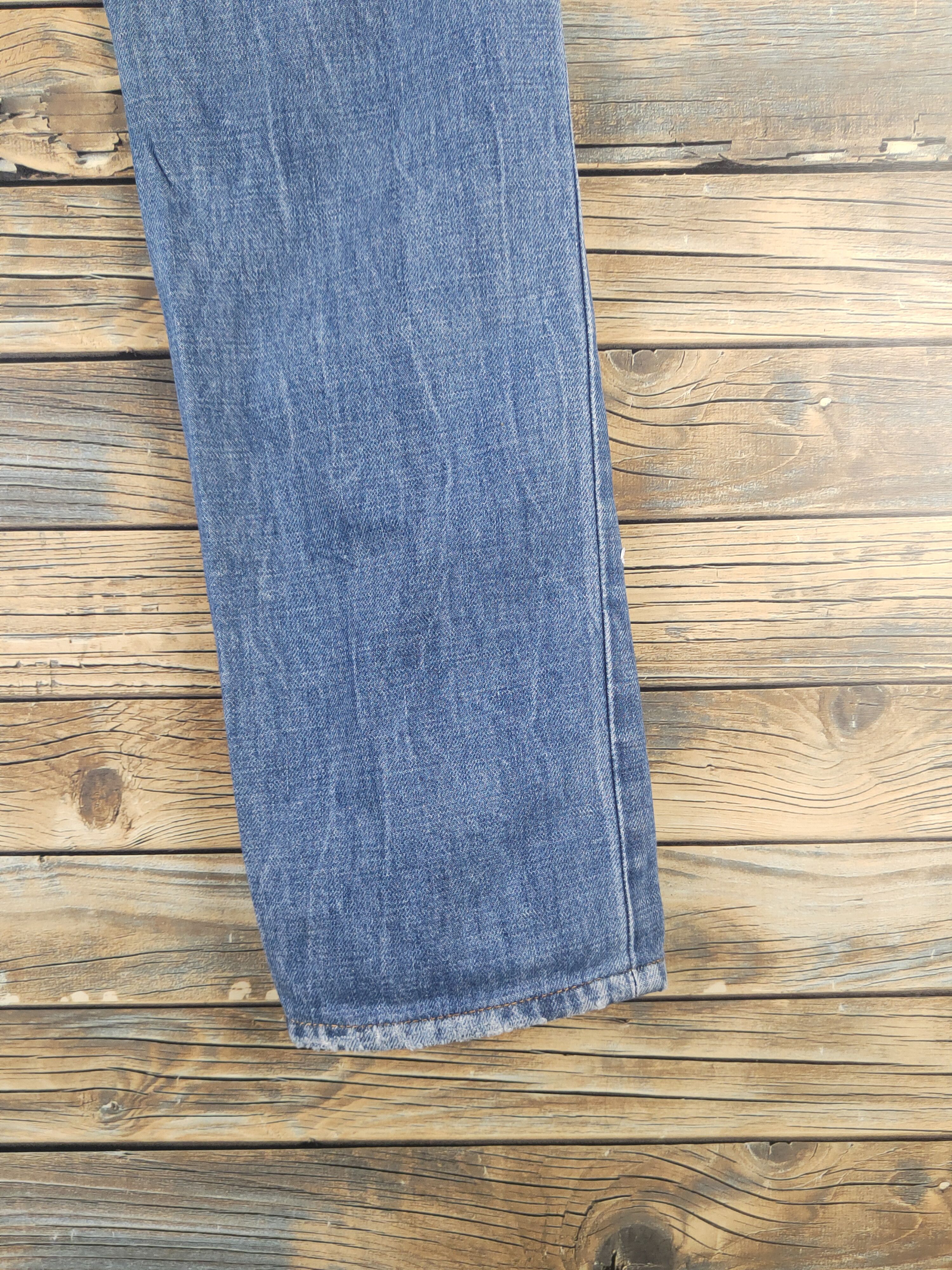 Prada DL Prada Blue Distressed Ripped Jeans #2778 Size 29" - 11 Thumbnail