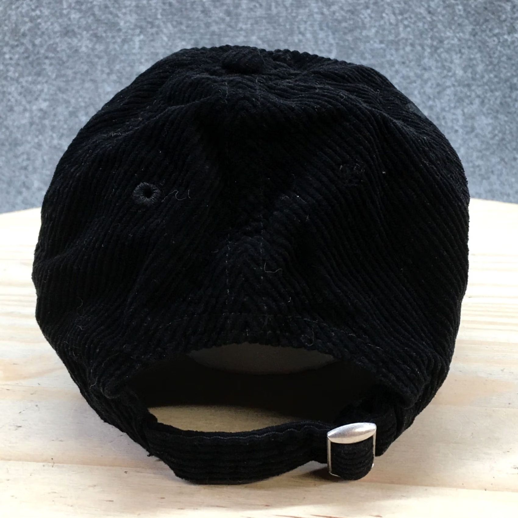 Mad Engine Mad Engine NY Baseball Cap Mens Black One Size Adjustable Corduroy Patch Logo Curved Brim Size ONE SIZE - 6 Thumbnail