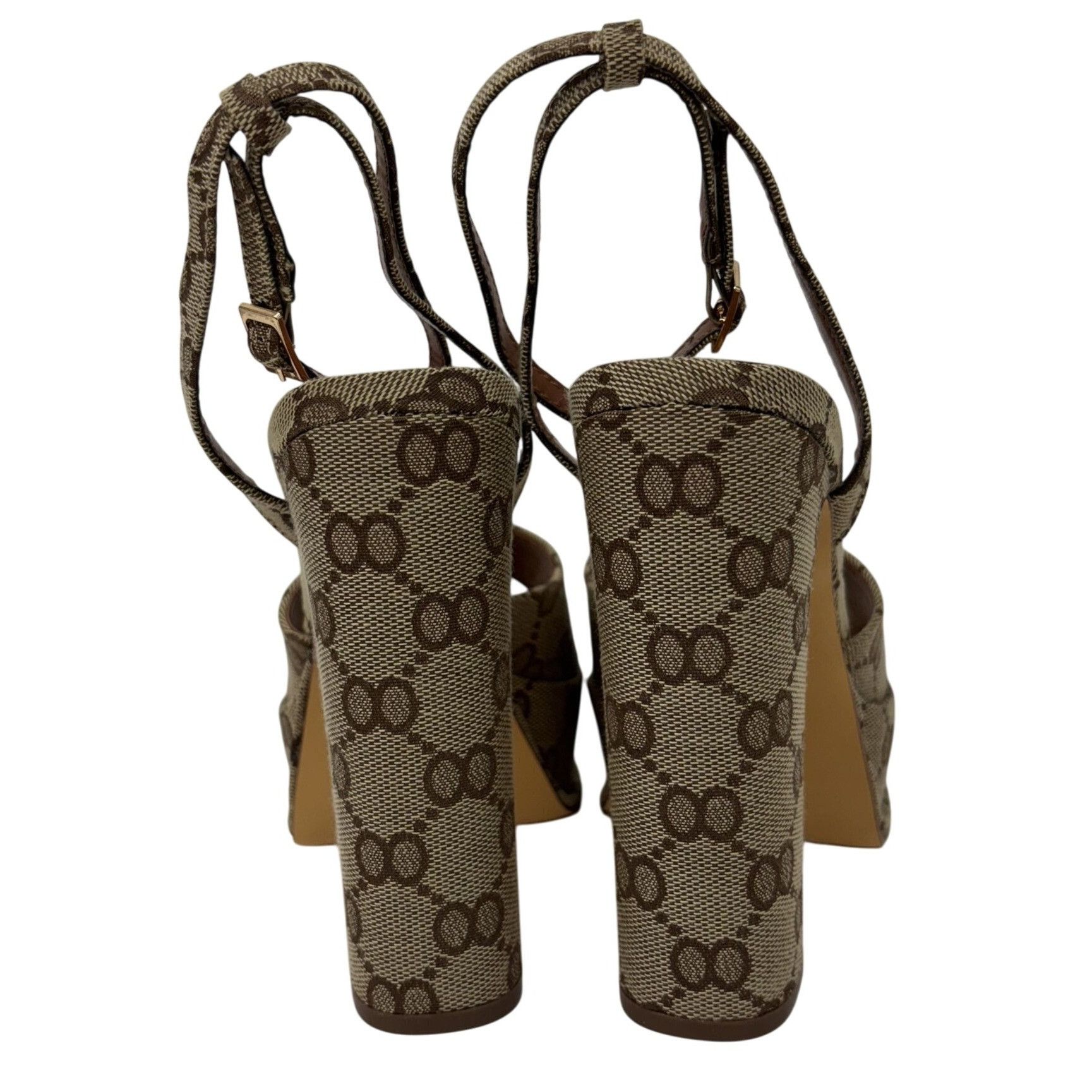 Other LILIANA / Josy-6 / Beige Monogram / Platform / Heels With A Size US 9 / IT 39 - 6 Thumbnail
