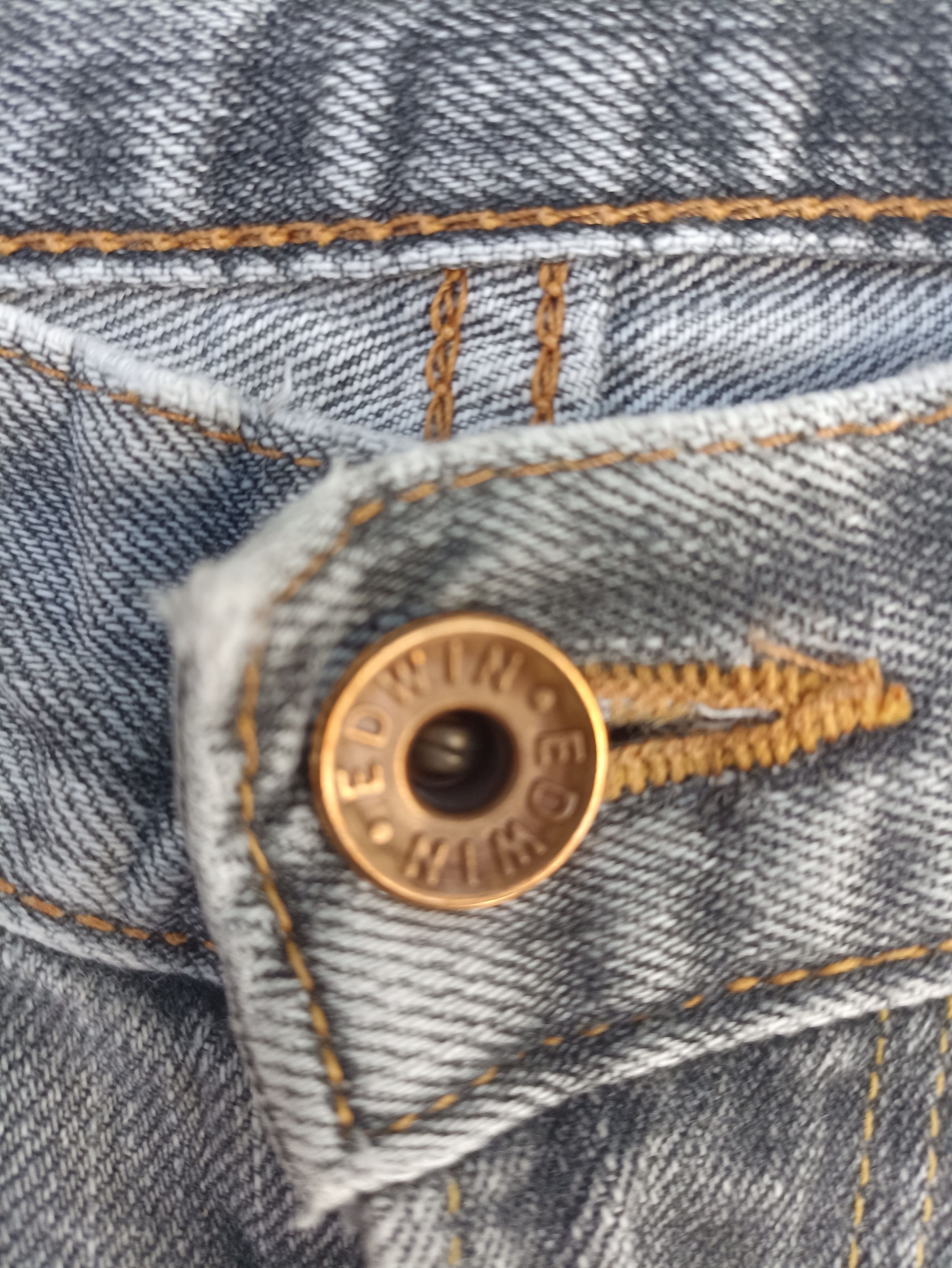 Beauty Beast Vintage Edwin jeans Edwin 505ZX denim washed black faded Size US 30 / EU 46 - 14 Thumbnail
