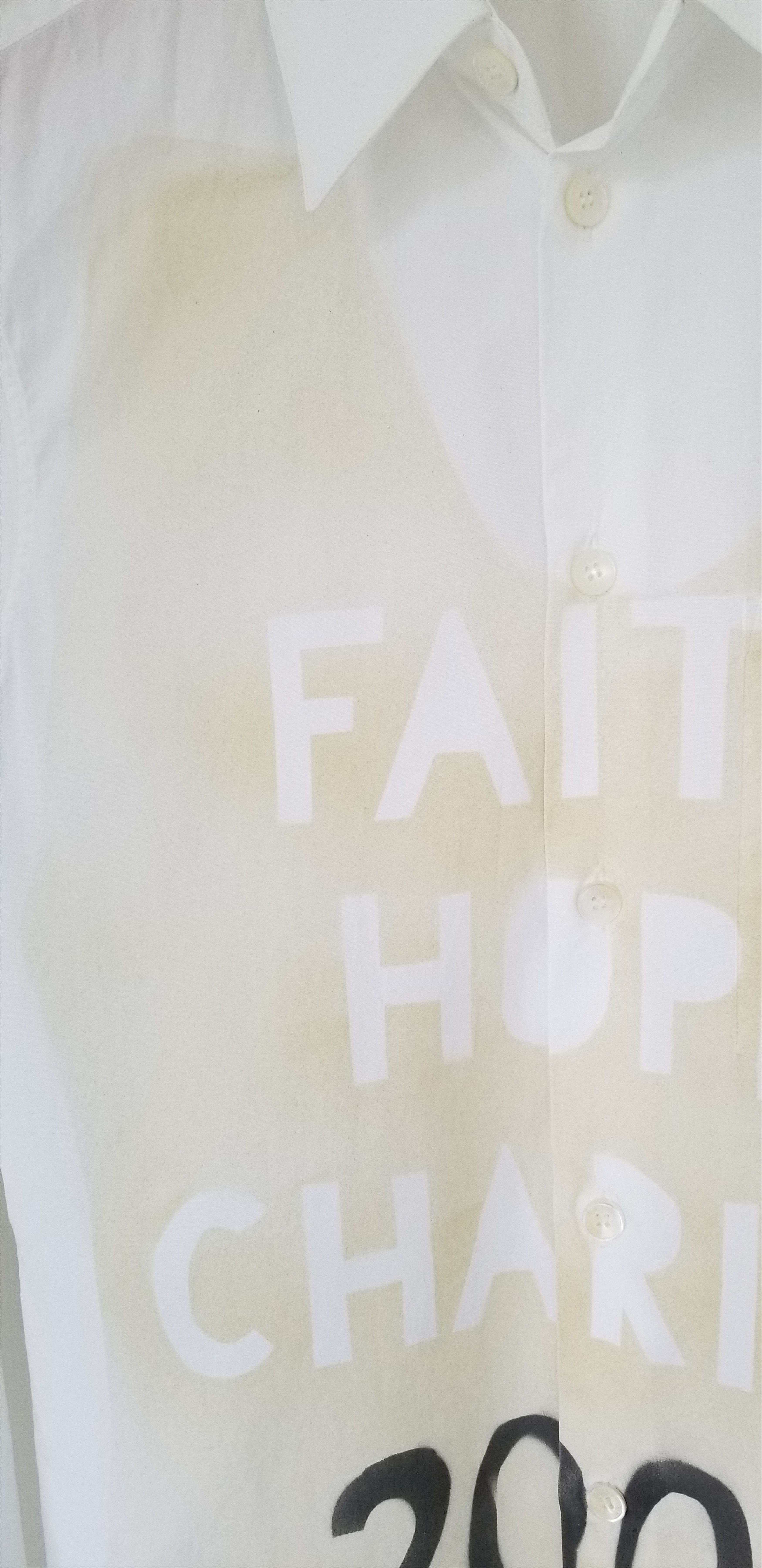Helmut Lang Helmut Lang Archival Faith Hope Charity 2004 Dress Shirt Size US XS / EU 42 / 0 - 9 Thumbnail