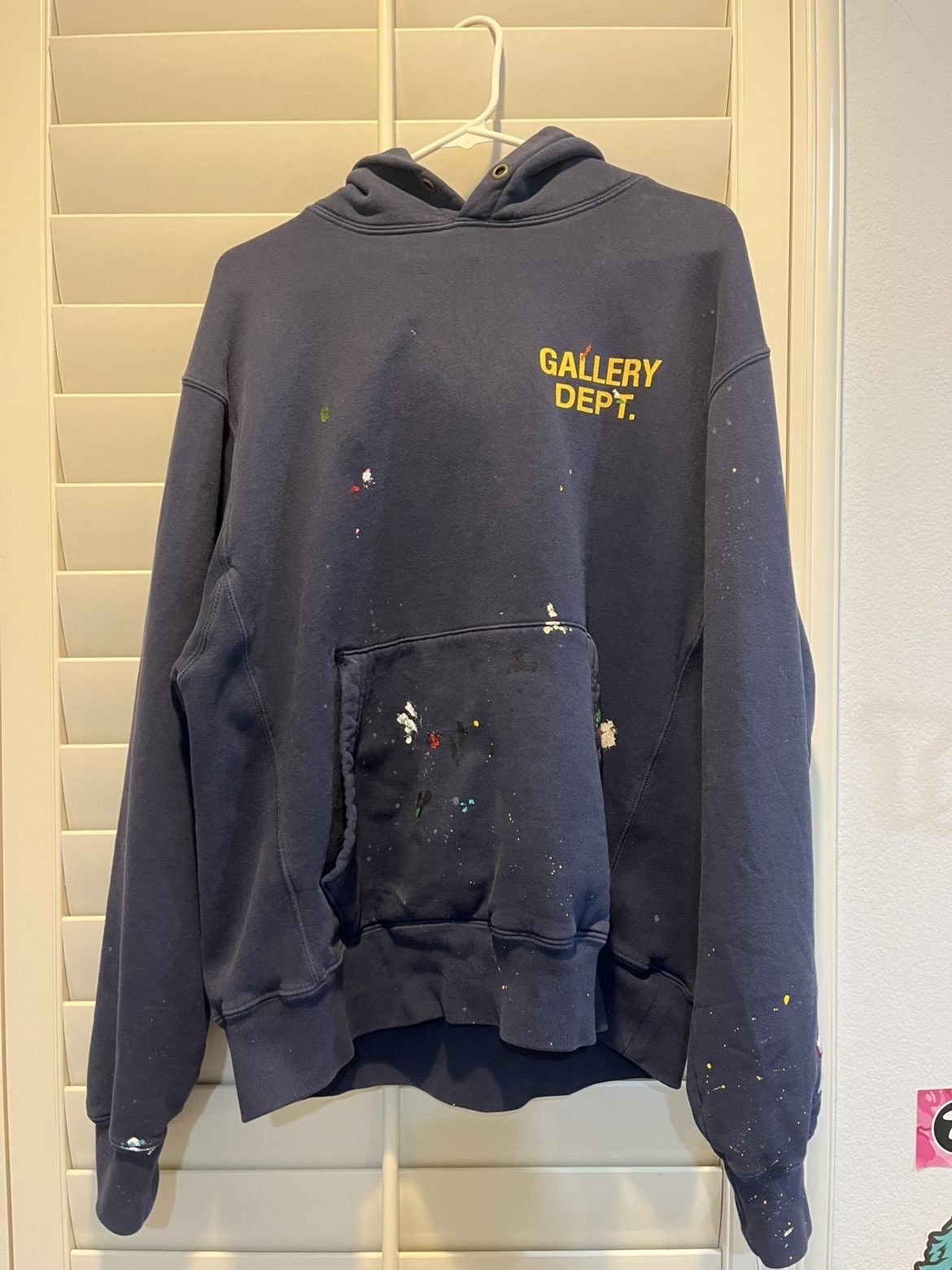 Gallery Dept. Gallery dept blue paint splatter hoodie Size US M / EU 48-50 / 2 - 1 Thumbnail