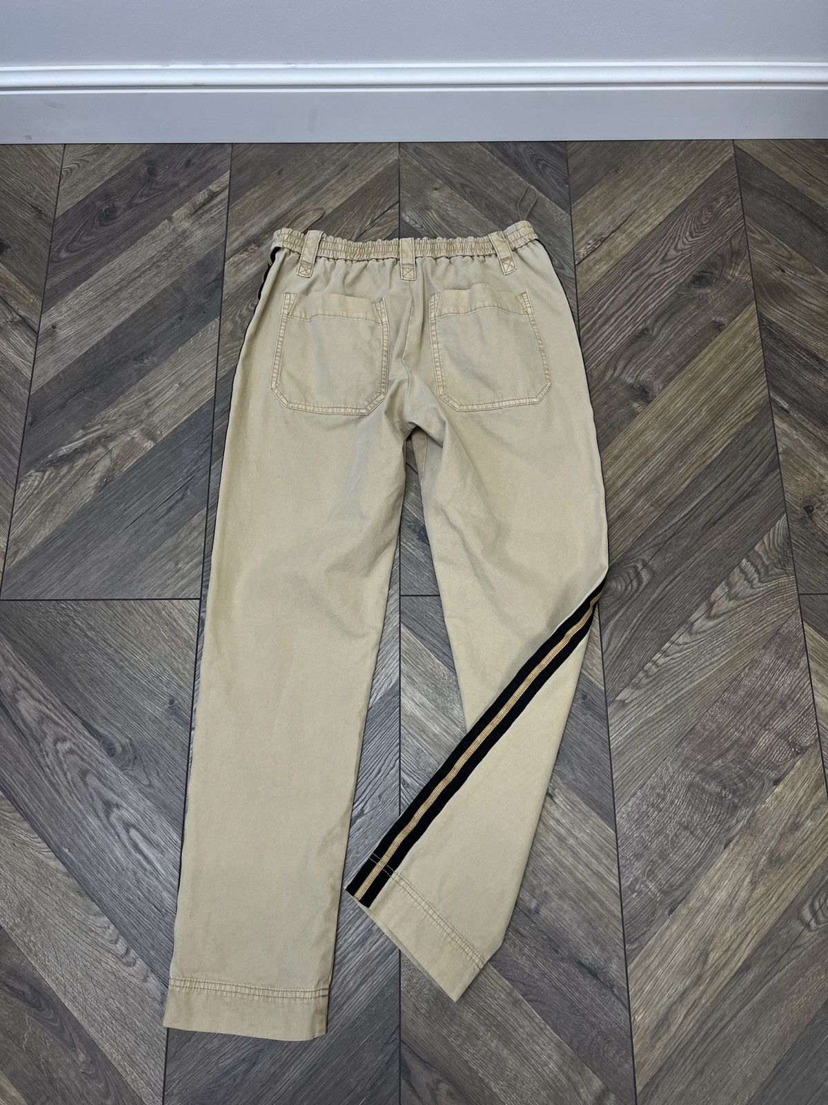 Designer × Vintage × Zadig & Voltaire Vintage Zadig & Voltaire cotton Stripe Women’s Trousers Size 31" - 13 Thumbnail