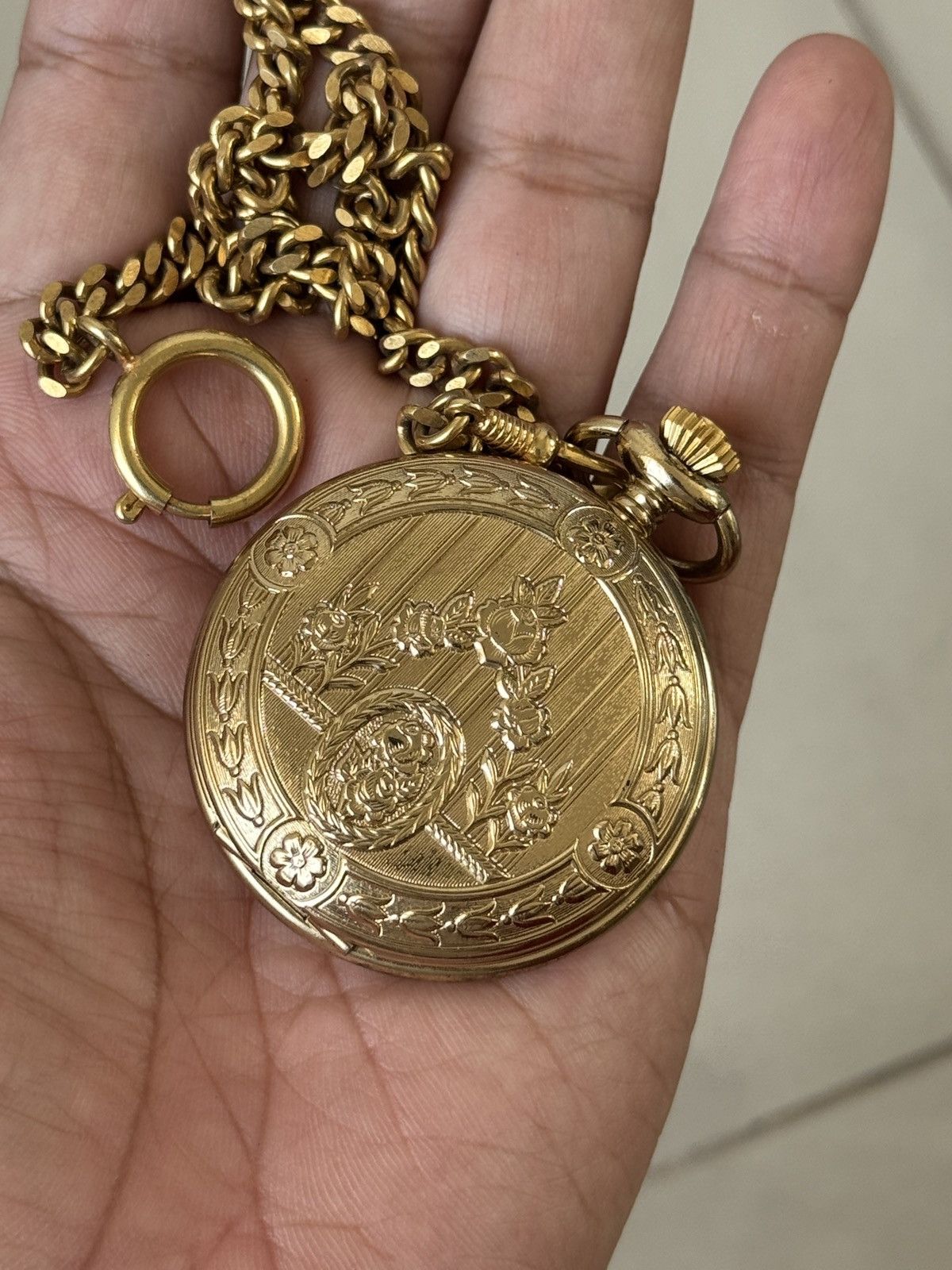 Vintage VINTAGE ANGELUS CLASSIC POCKET WATCH SWISS MADE Size 42 - 3 Thumbnail