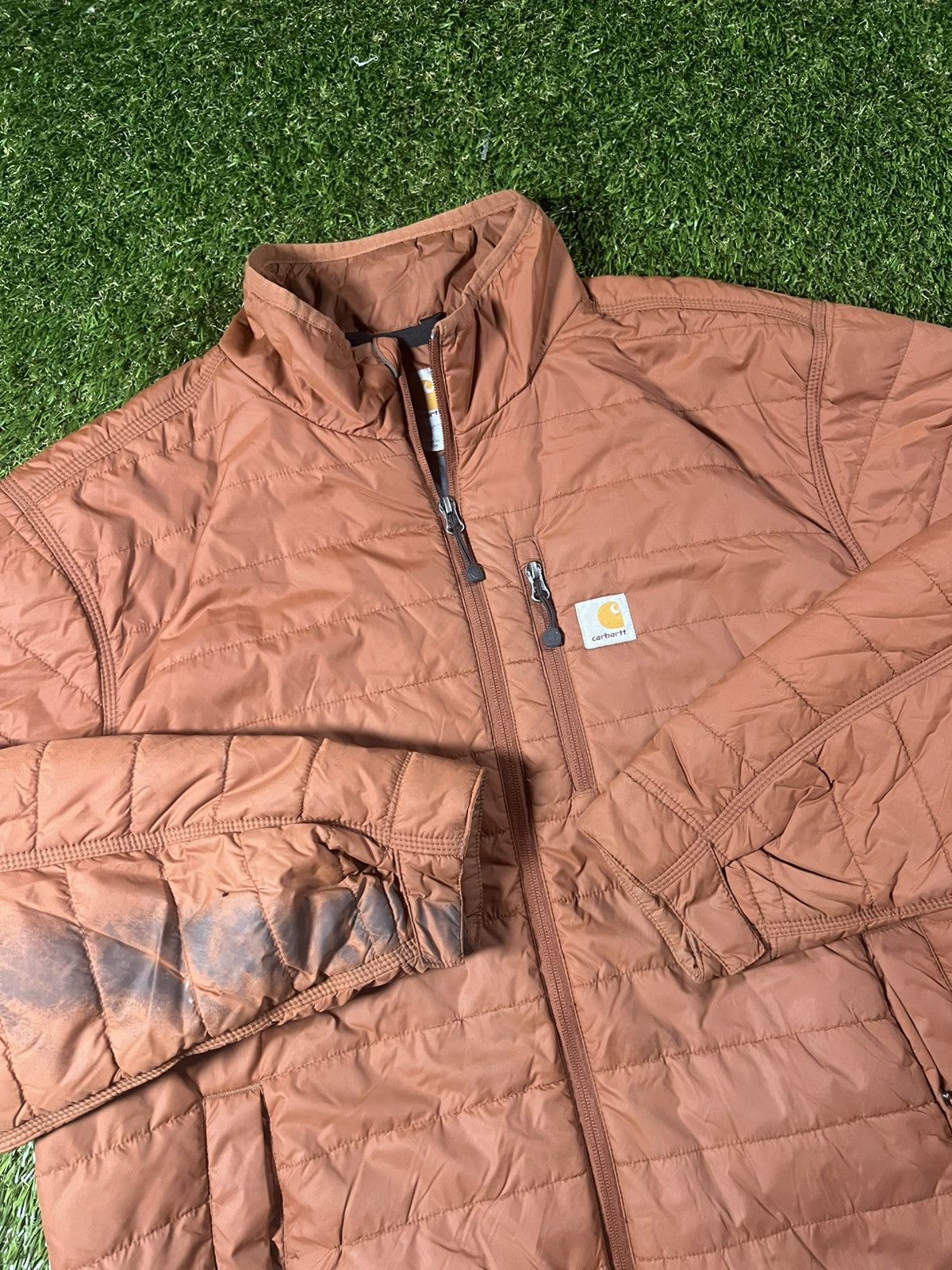 Carhartt Vintage Y2k Boxy Carhartt Puffer Fall Winter Coat Jacket Size US XL / EU 56 / 4 - 2 Thumbnail