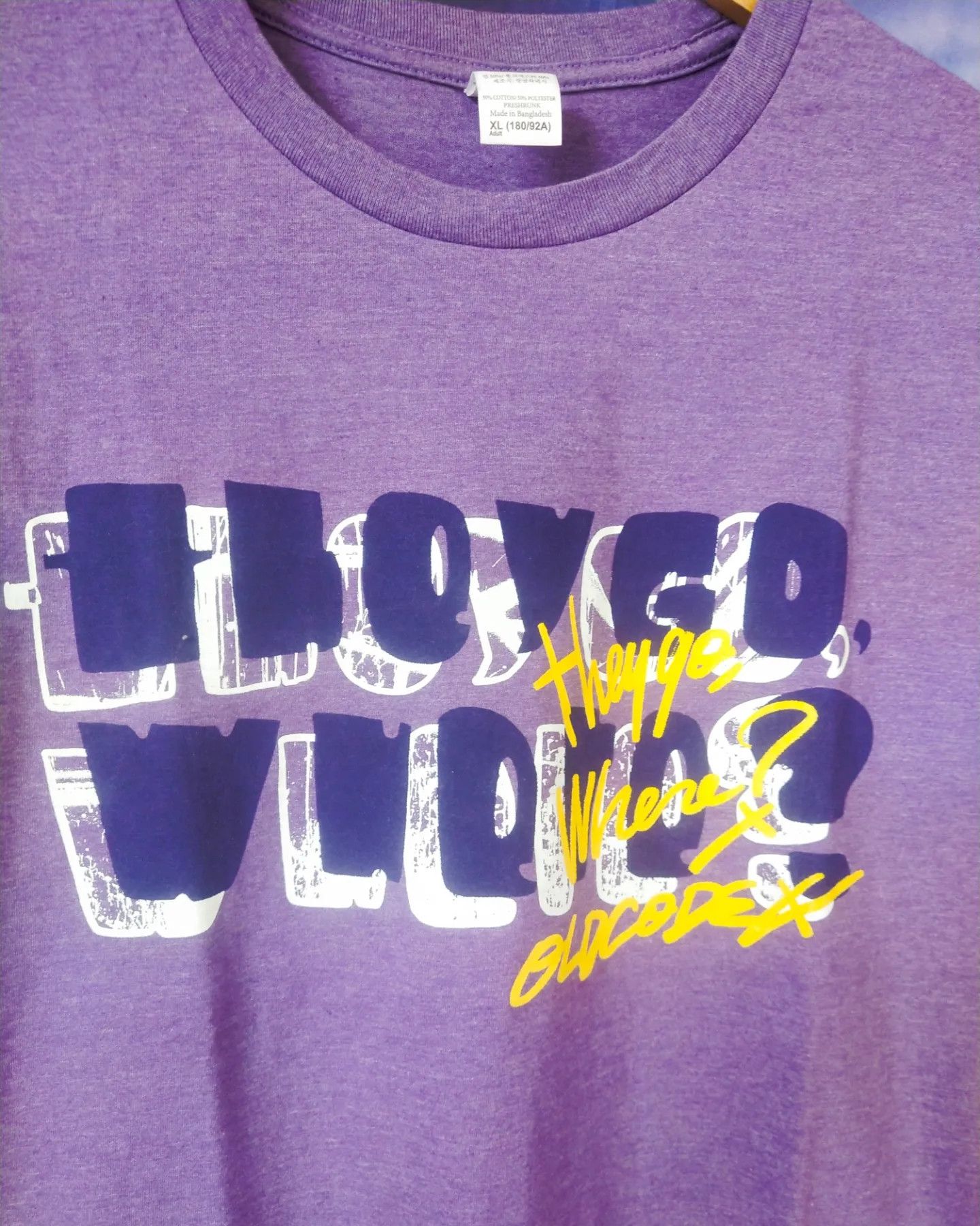 Band Tees Oldcodex They Go, Where Tour 2017 Band Tee Size US M / EU 48-50 / 2 - 2 Thumbnail