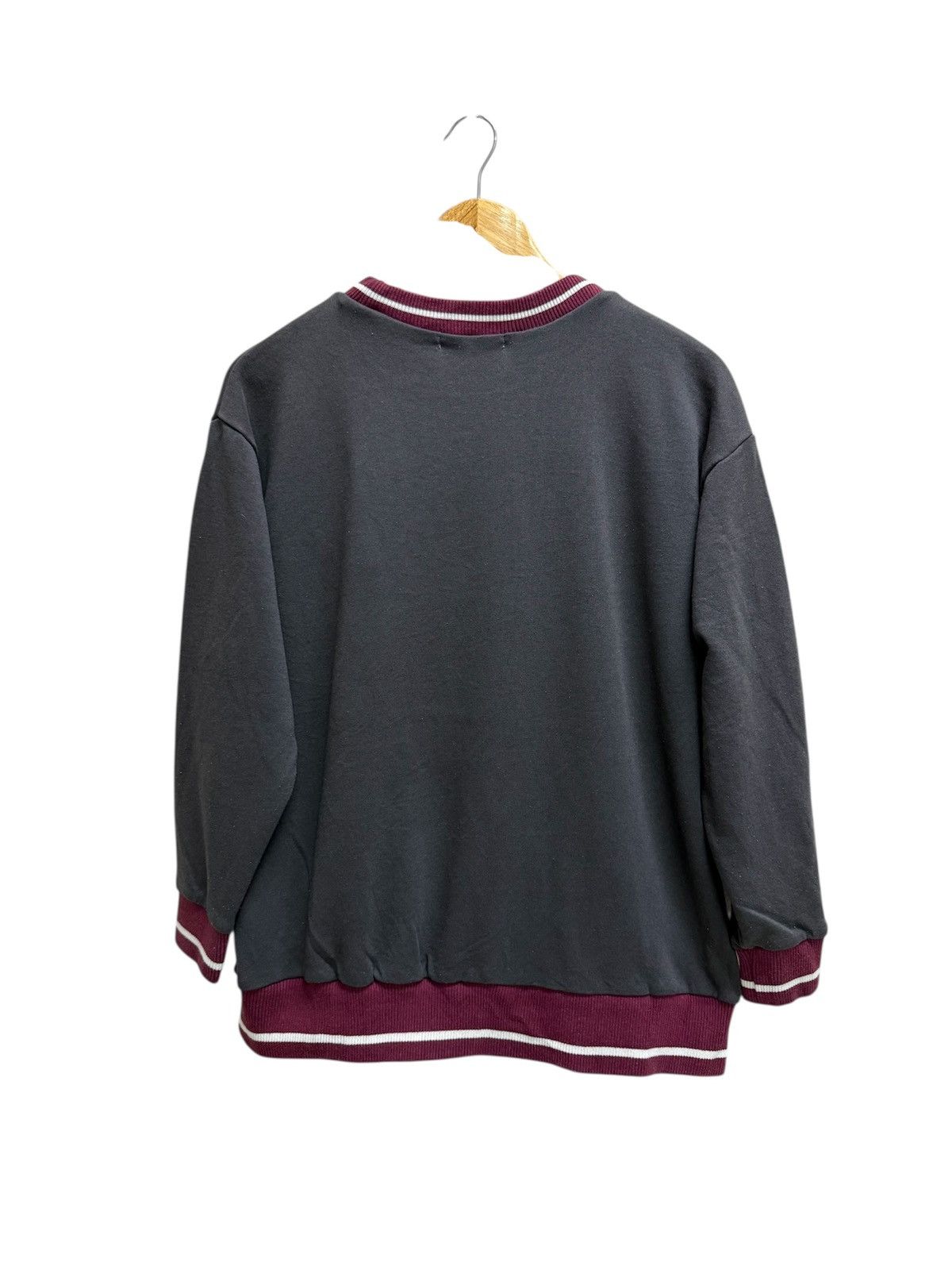 Vintage Vintage Confidence Brown Colar Sweatshirt Size US M / EU 48-50 / 2 - 2 Thumbnail