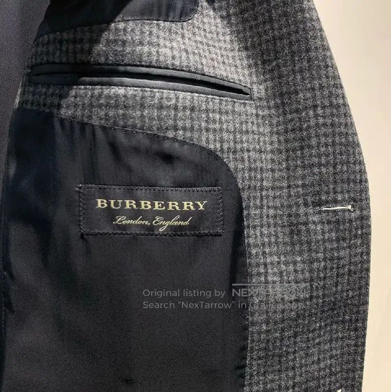 Burberry Burberry Men's Gray Wool Jacket. Size US M / EU 48-50 / 2 - 2 Thumbnail