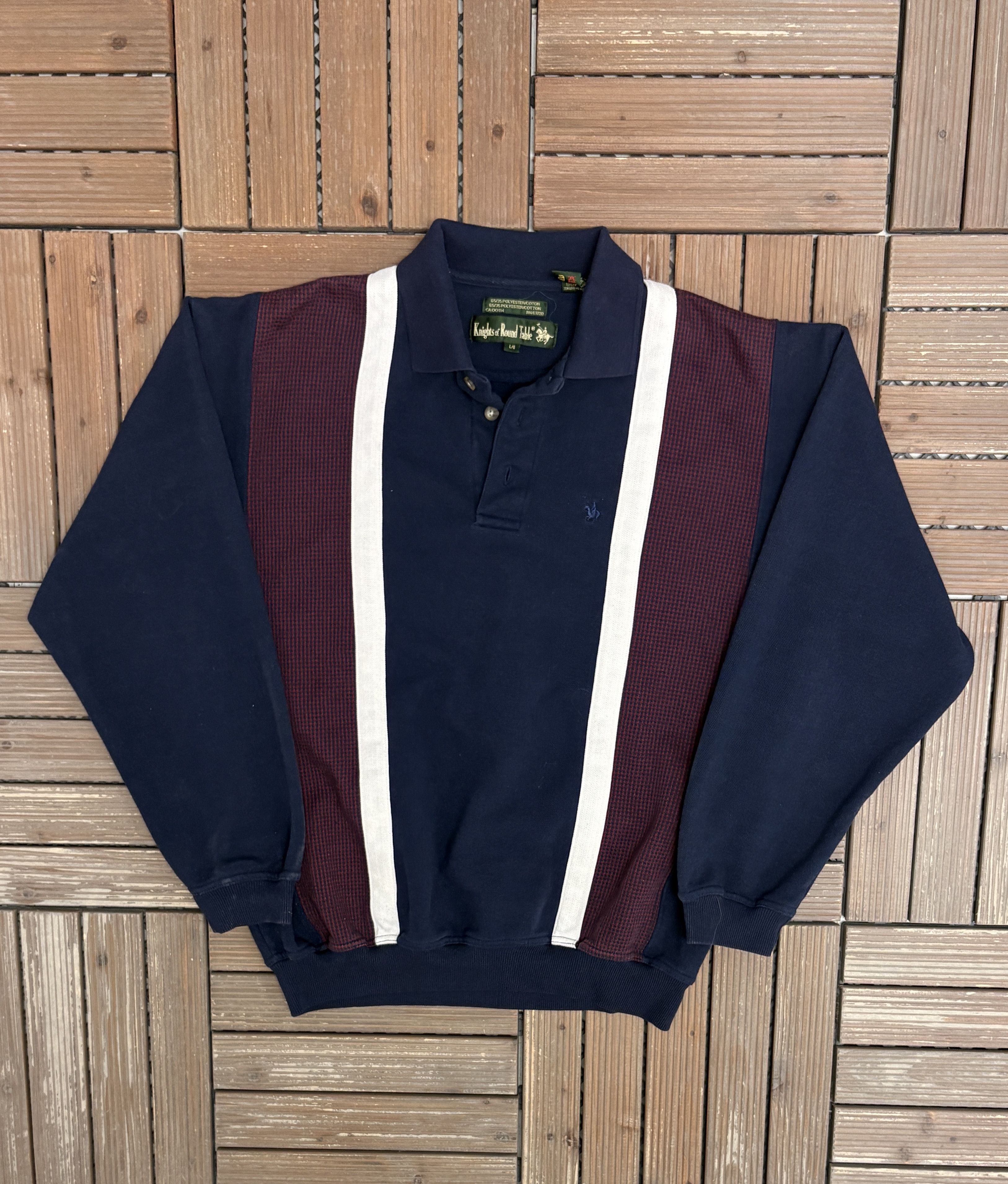 Vintage Knights of the Round Table Vintage Blue Sweater Size US L / EU 52-54 / 3 - 1 Thumbnail