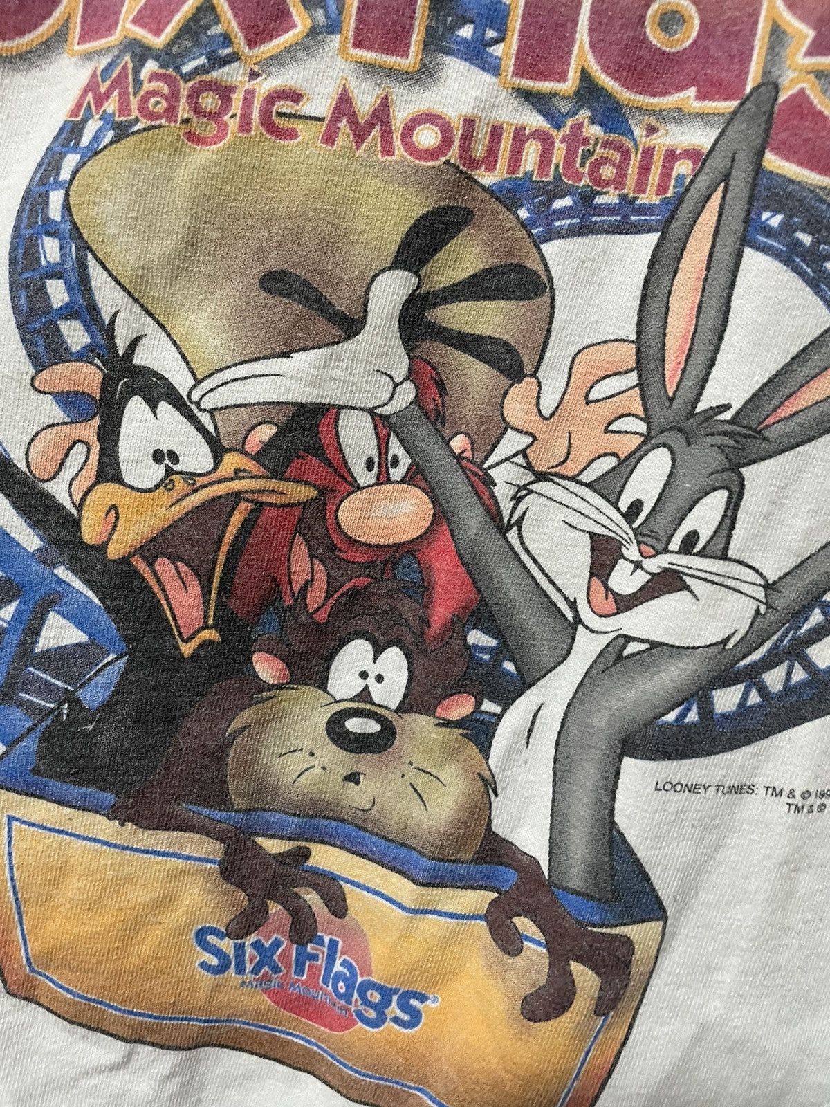 Cartoon Network Vintage 1997 Six Flags Magic Looney Tunes T Shirt Disney Tee Size US S / EU 44-46 / 1 - 5 Thumbnail