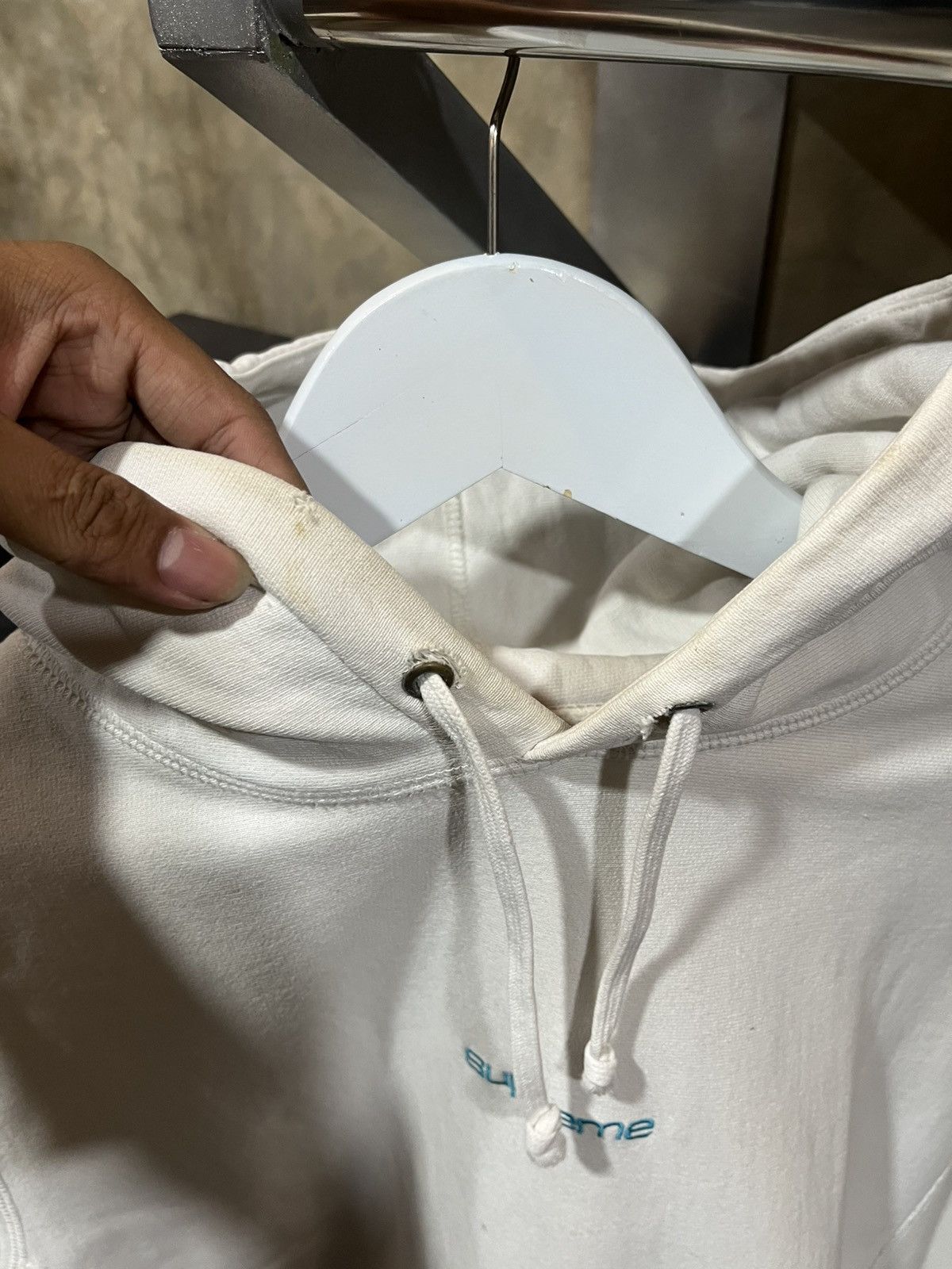 Supreme Supreme Compact Logo Hooded Sweatshirt Size US S / EU 44-46 / 1 - 9 Thumbnail