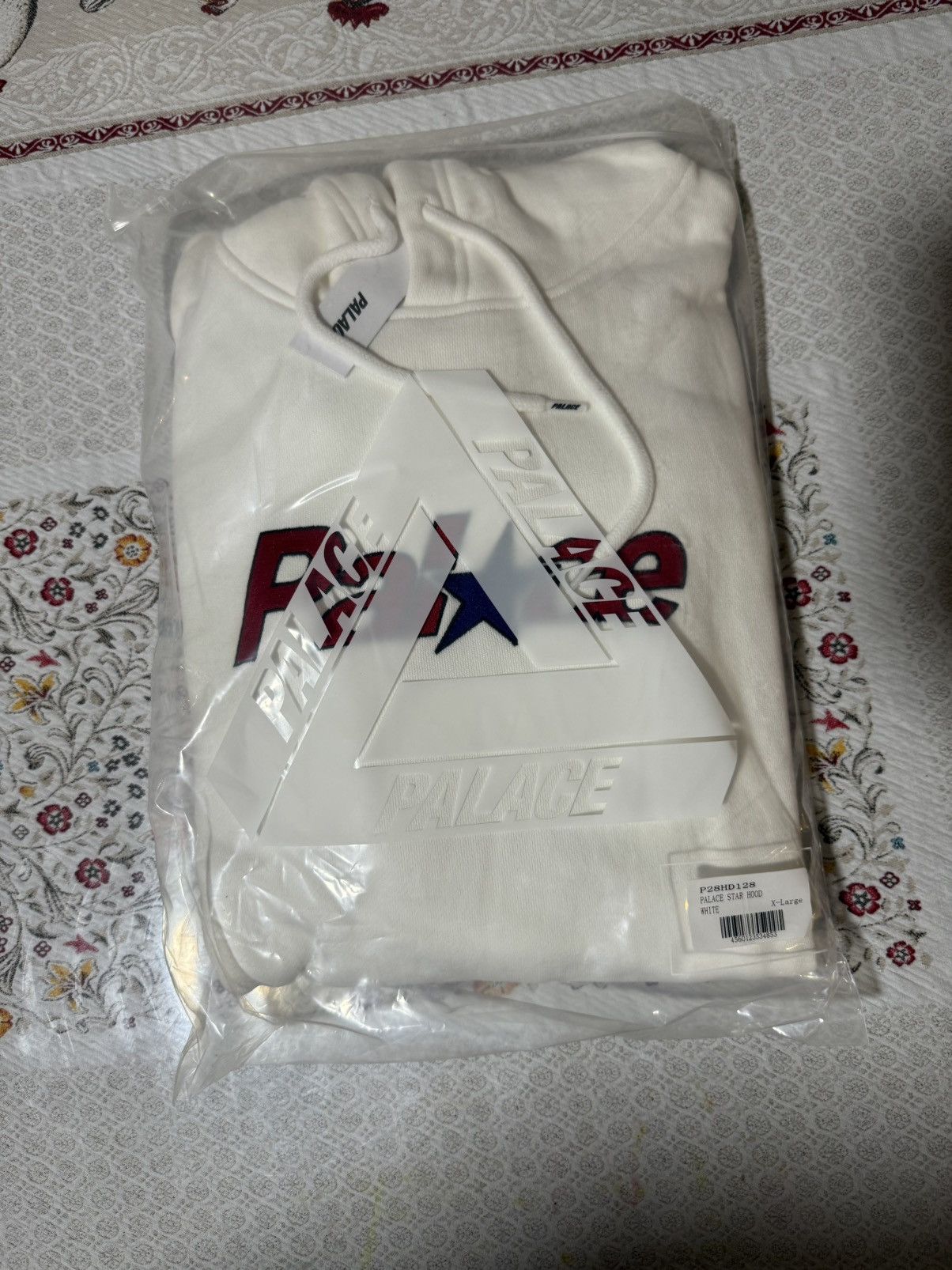 Palace Palace Star Hood White London Hoodie Fleece Hooded Size XL Size US XL / EU 56 / 4 - 3 Thumbnail