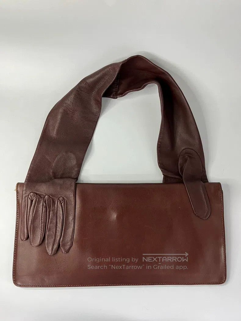 Maison Margiela Maison Margiela Maroon Glove Bag Handbag Size ONE SIZE - 1 Thumbnail
