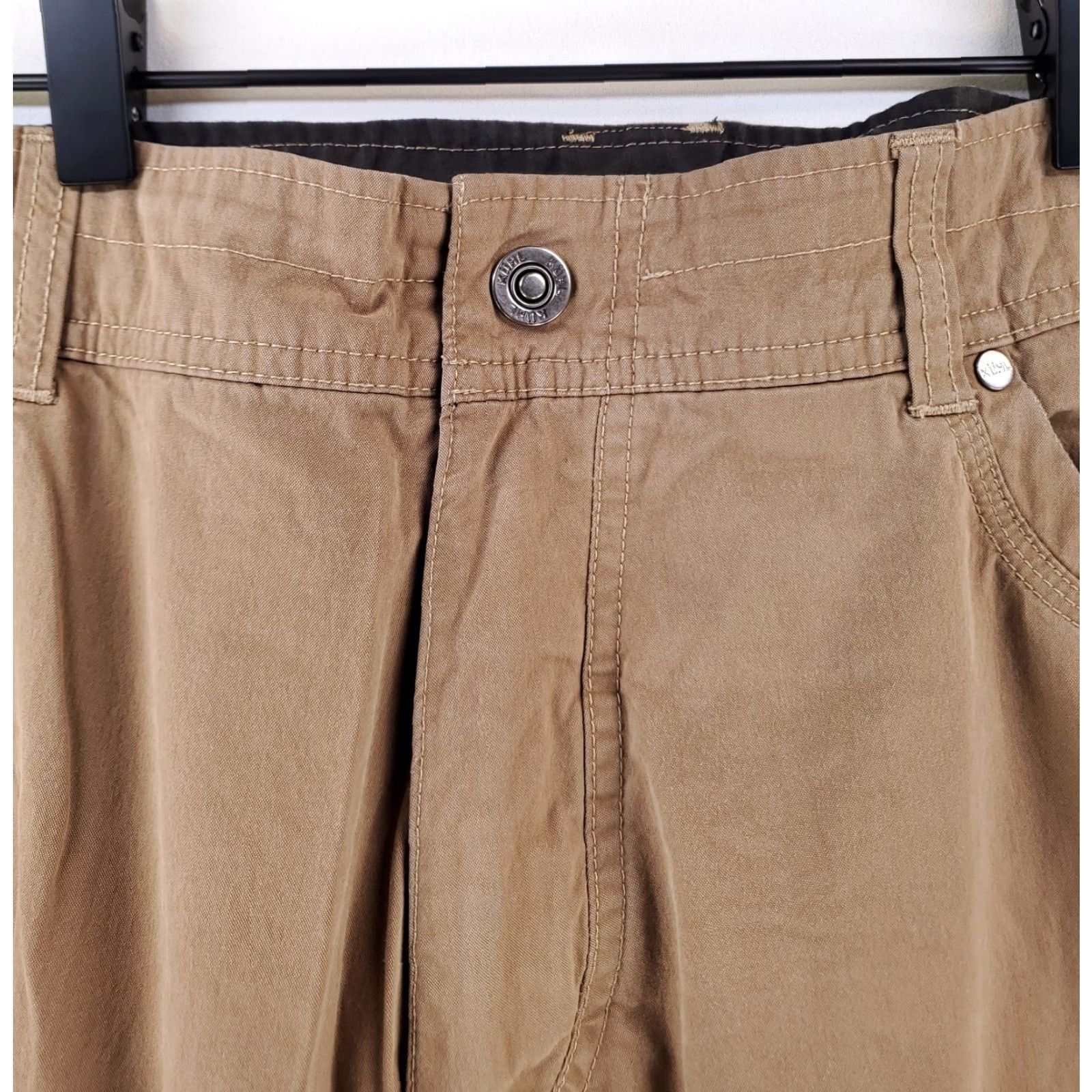 Vintage KÜHL Rydr Cargo Pants Brown Mens 36x32 Pants Mens Brown Cargo 36x32 Kuhl Rydr Hiking Brown Performance Cargo Mens 36x32 Size US 36 / EU 52 - 3 Thumbnail