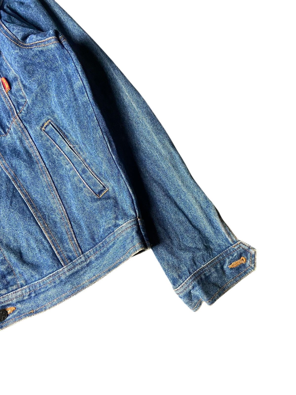 Japanese Brand Turkey Bear Relaxed Fit Denim Jeans Jacket (170) Size US XS / EU 42 / 0 - 5 Thumbnail