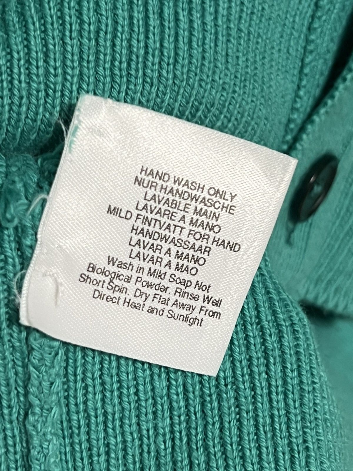 Burberry BURBERRY Vintage Rare Logo Cotton Knit Cardigan Sweater Size US XL / EU 56 / 4 - 8 Thumbnail