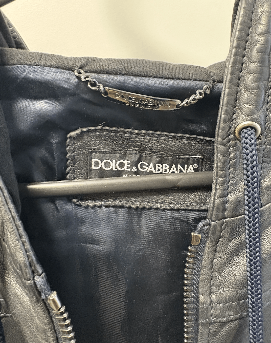 Dolce & Gabbana ARCHIVE FW2007 Lambskin Leather Hoodie Jacket (J Belletti) Size US M / EU 48-50 / 2 - 4 Thumbnail