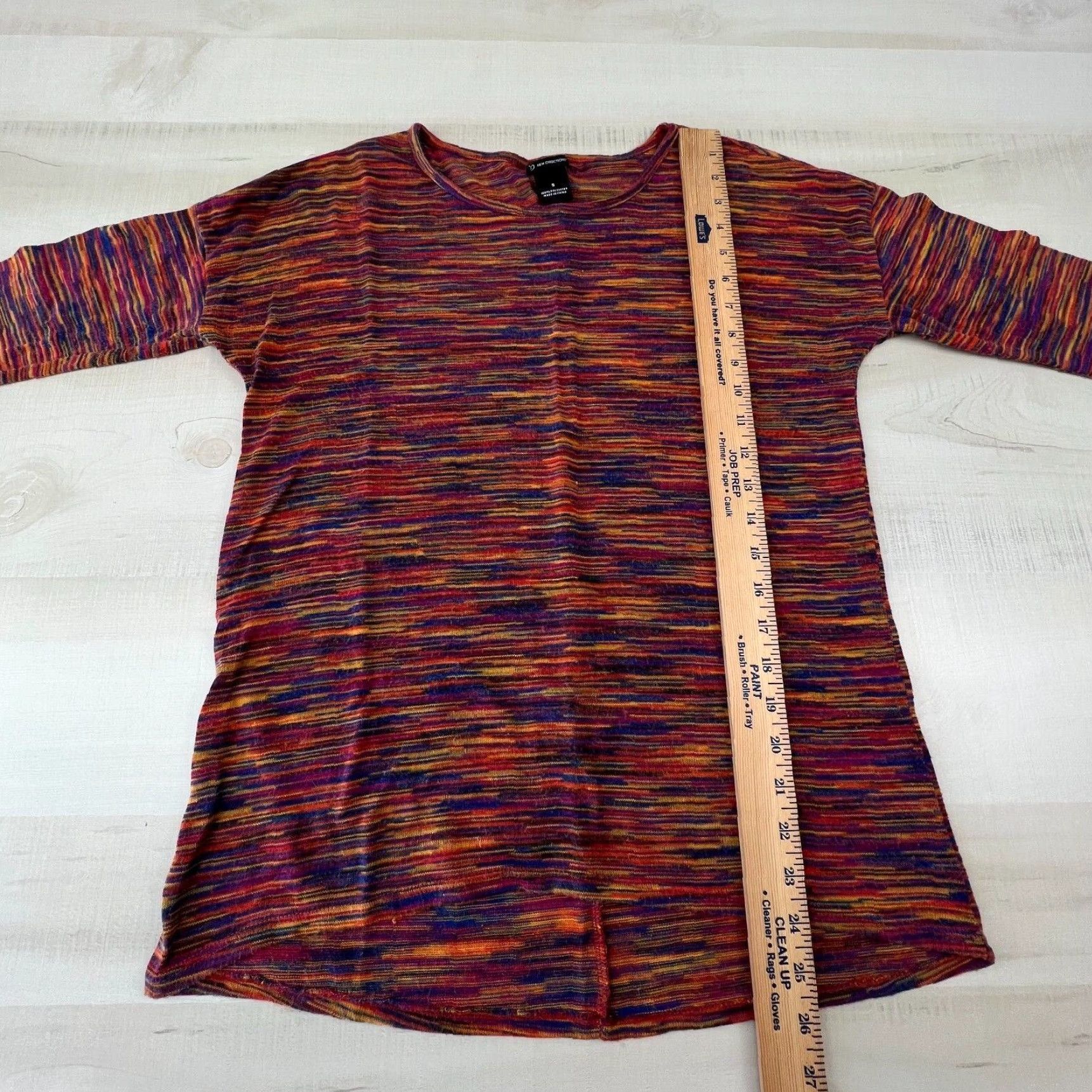 Vintage New Directions Womens Small Sweater Casual Boxy Soft Pullover 3/4 Sleeves Size S / US 4 / IT 40 - 5 Thumbnail