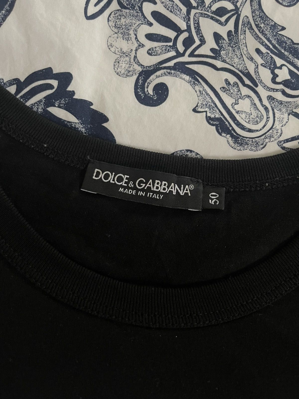 Dolce & Gabbana Dolce and Gabbana Embroidery tee Size US M / EU 48-50 / 2 - 3 Thumbnail