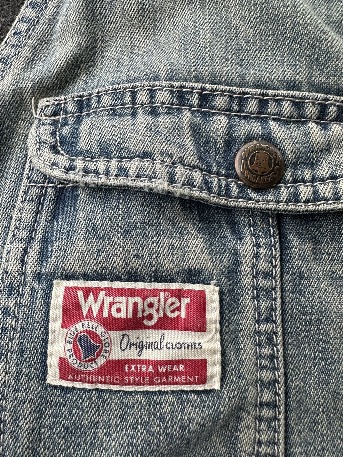 Carhartt Vintage Wrangler Blue Bell Overall Denim W30-32 D256 Size US 30 / EU 46 - 3 Thumbnail
