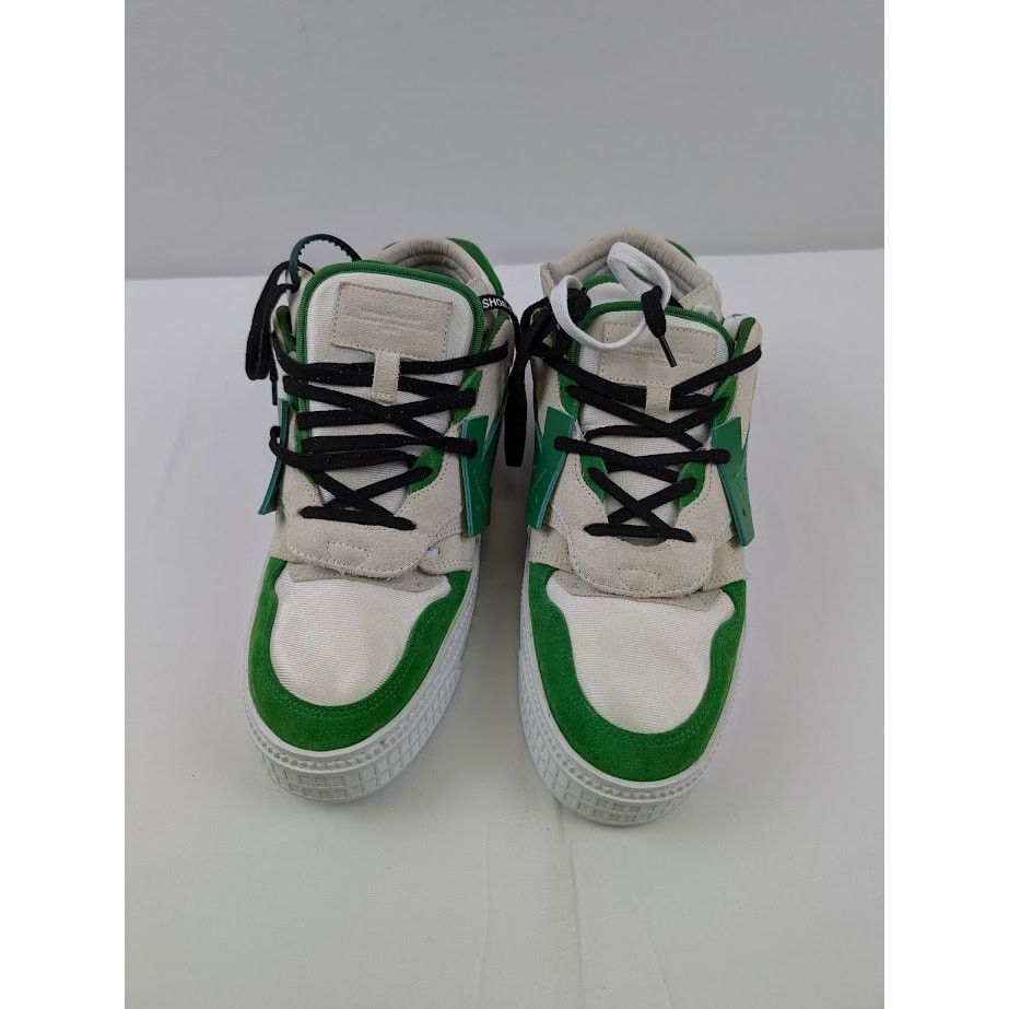 Off-White o1rshd1 Floating Arrow Sneakers in White / Green Size US 13 / EU 46 - 14 Thumbnail