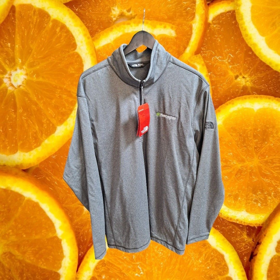 The North Face The North Face Fleece Pullover 1/4 Zip Tech Jacket Asphalt G Size US XL / EU 56 / 4 - 2 Thumbnail