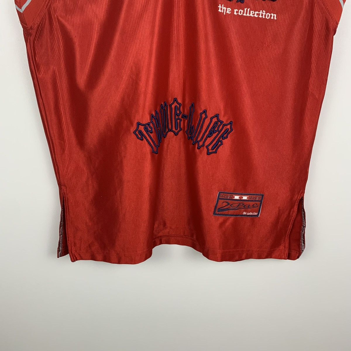 Rap Tees Vintage 90’s 2Pac Band Rap Jersey Tank Top Size L Red Size US L / EU 52-54 / 3 - 3 Thumbnail