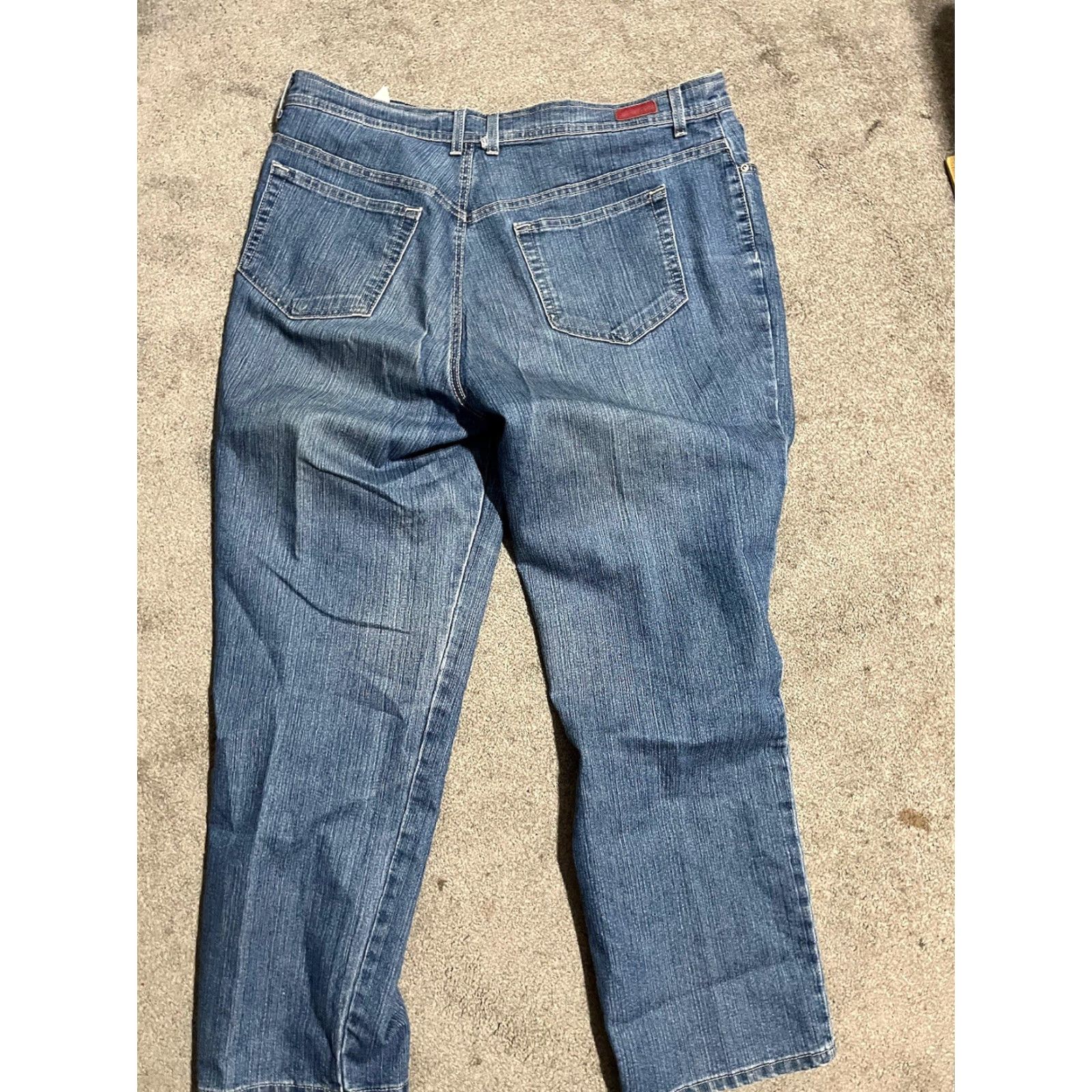 Gloria Vanderbilt Gloria Vanderbilt Amanda Jeans Women’s Denim Straight 18W Blue Size 40" / US 18 - 4 Thumbnail