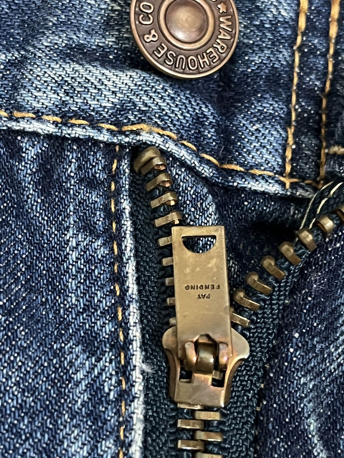 POST ARCHIVE FACTION (PAF) × Warehouse & Co. Vintage Warehouse&Co Flare Denim Size US 27 - 5 Thumbnail