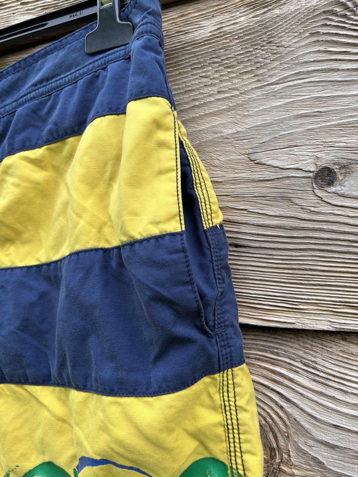 Polo Ralph Lauren Vintage Polo By Ralph Lauren R67 Skull Striped Nylon Shorts Size US 34 / EU 50 - 4 Thumbnail