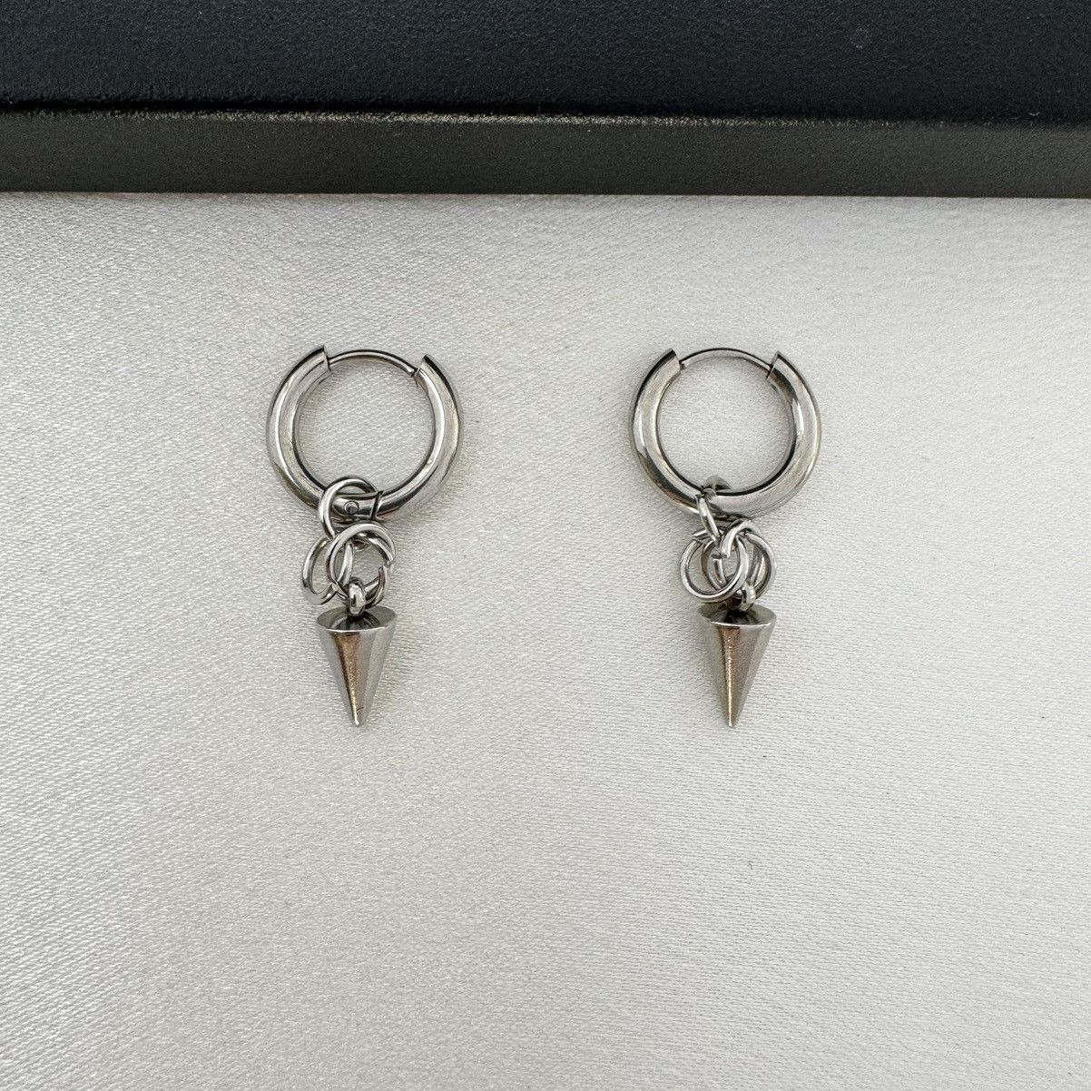 Other Geometric Cone Dangle Drop Earrings for Men Women Size ONE SIZE - 1 Thumbnail
