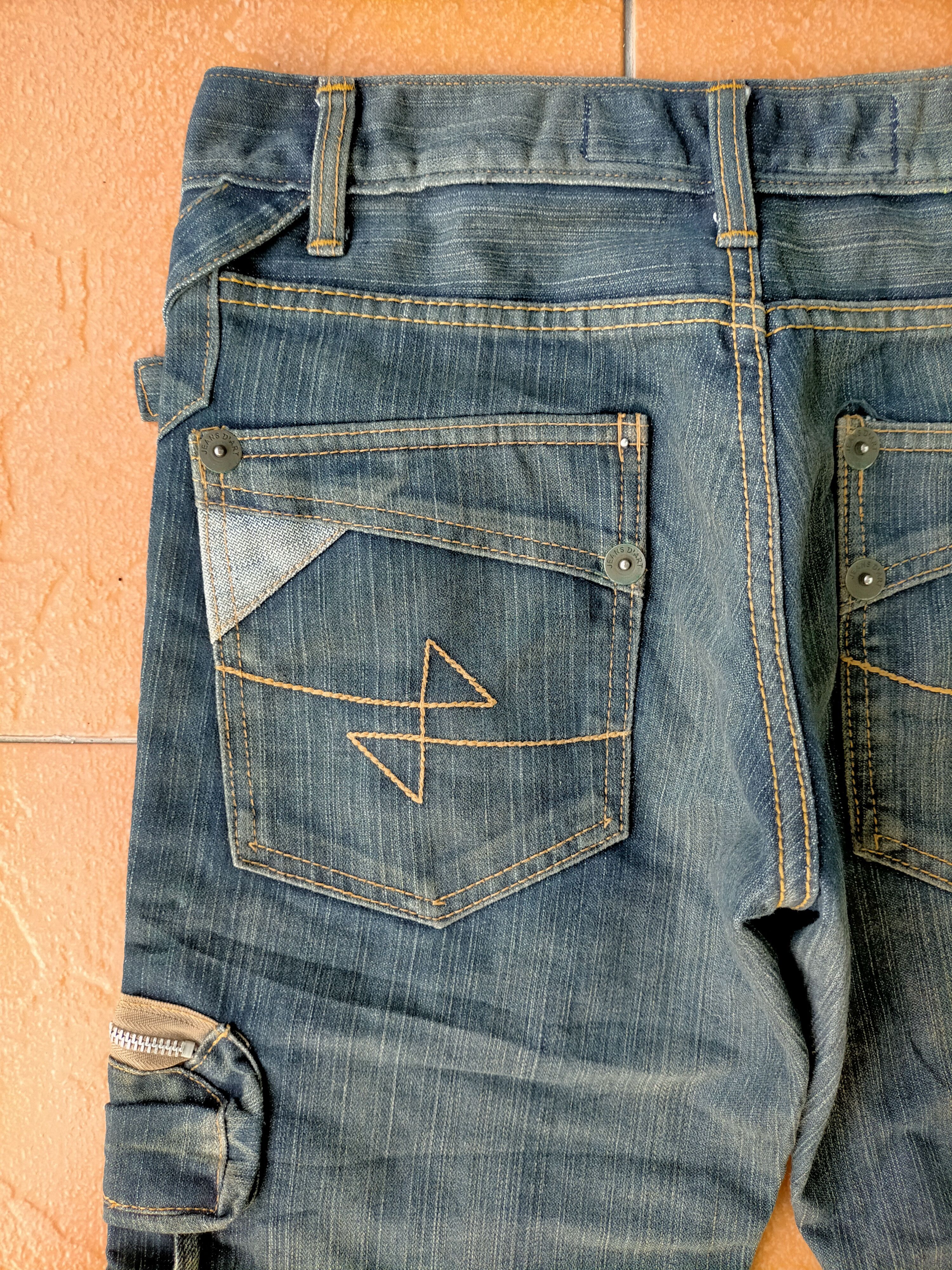 If Six Was Nine × Japanese Brand Jeans De Art Multipocket Cargo Punk Style Denim Pants Size US 32 / EU 48 - 13 Thumbnail