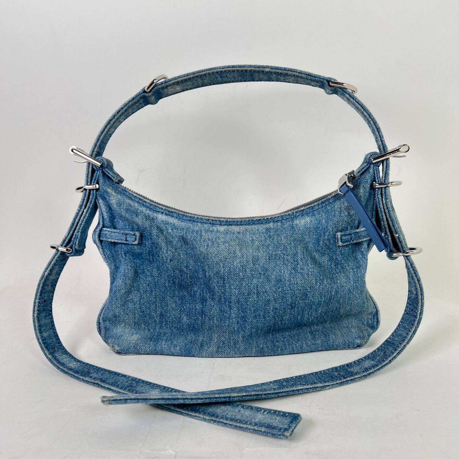 Givenchy Givenchy Washed Denim Voyou Mini Shoulder Bag Size ONE SIZE - 2 Thumbnail