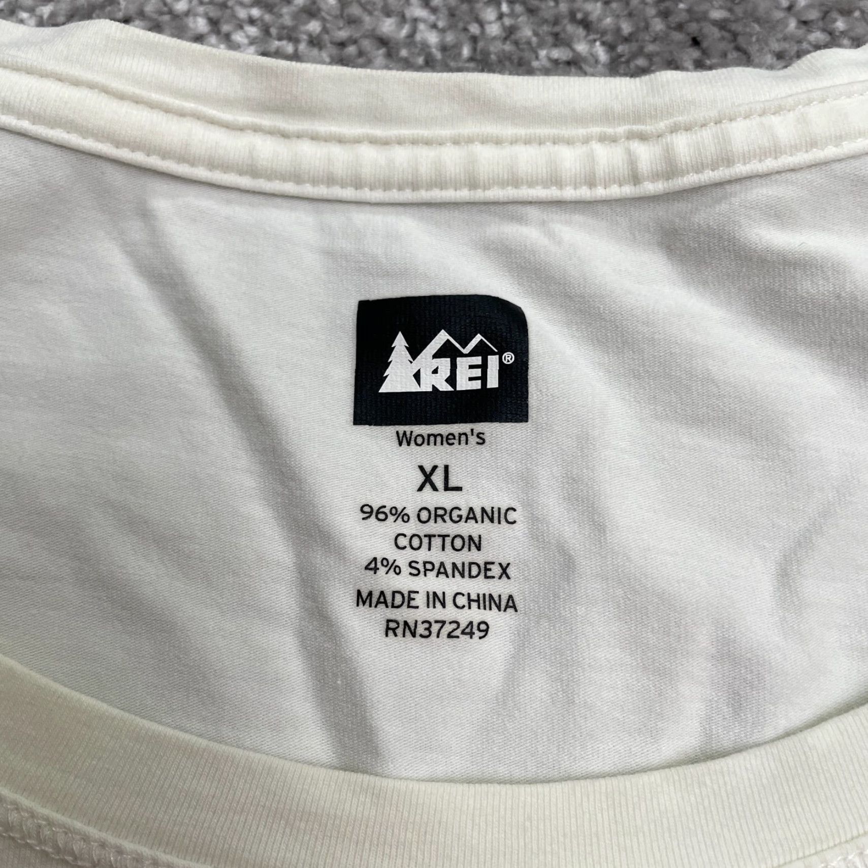Vintage REI Basic T-Shirt Womens XL White Round Neck Short Sleeve Casual Breathable Stretch Tee Top Size XL / US 12-14 / IT 48-50 - 6 Thumbnail
