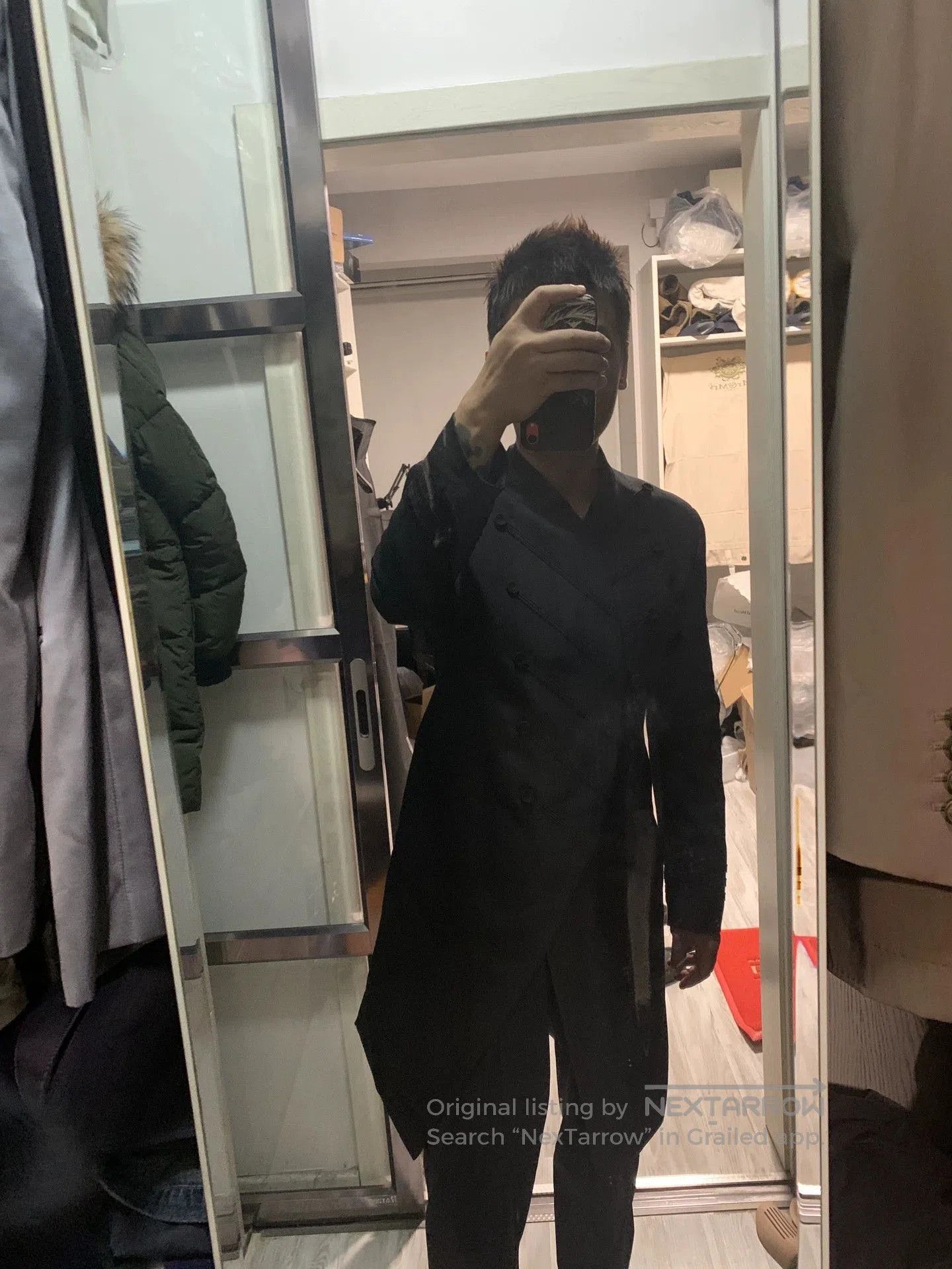 Dior classic black wool coat by dior homme. Size US M / EU 48-50 / 2 - 8 Thumbnail