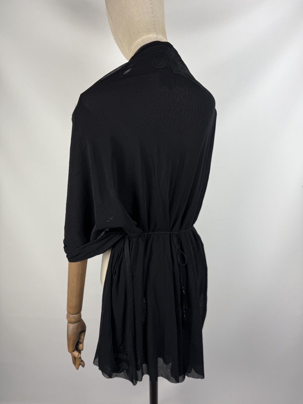 Jean Paul Gaultier Jean Paul Gaultier Soleil Vintage 90s Mesh Cape Tunic Blouse Size M / US 6-8 / IT 42-44 - 19 Thumbnail