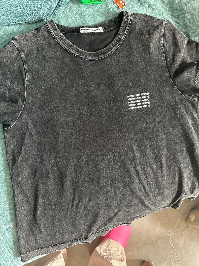 Alexander Wang Alexander Wang Short Sleeve Shirt- Size L / US 10 / IT 46 - 1 Thumbnail