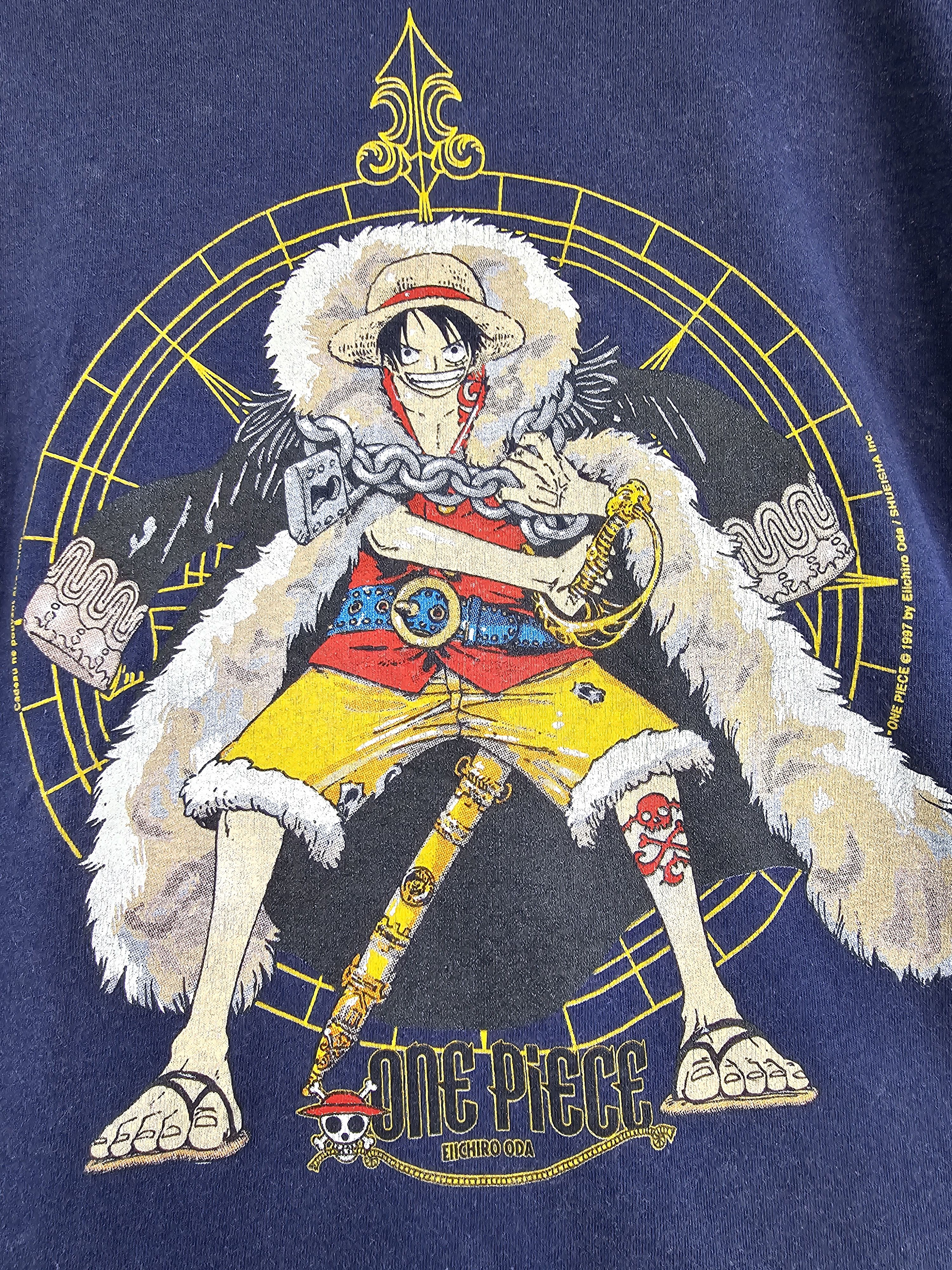 Anime × One Piece × Vintage Y2K One Piece Monkey D Luffy Pirate King Costume L 21" 26.5" Size US L / EU 52-54 / 3 - 3 Thumbnail