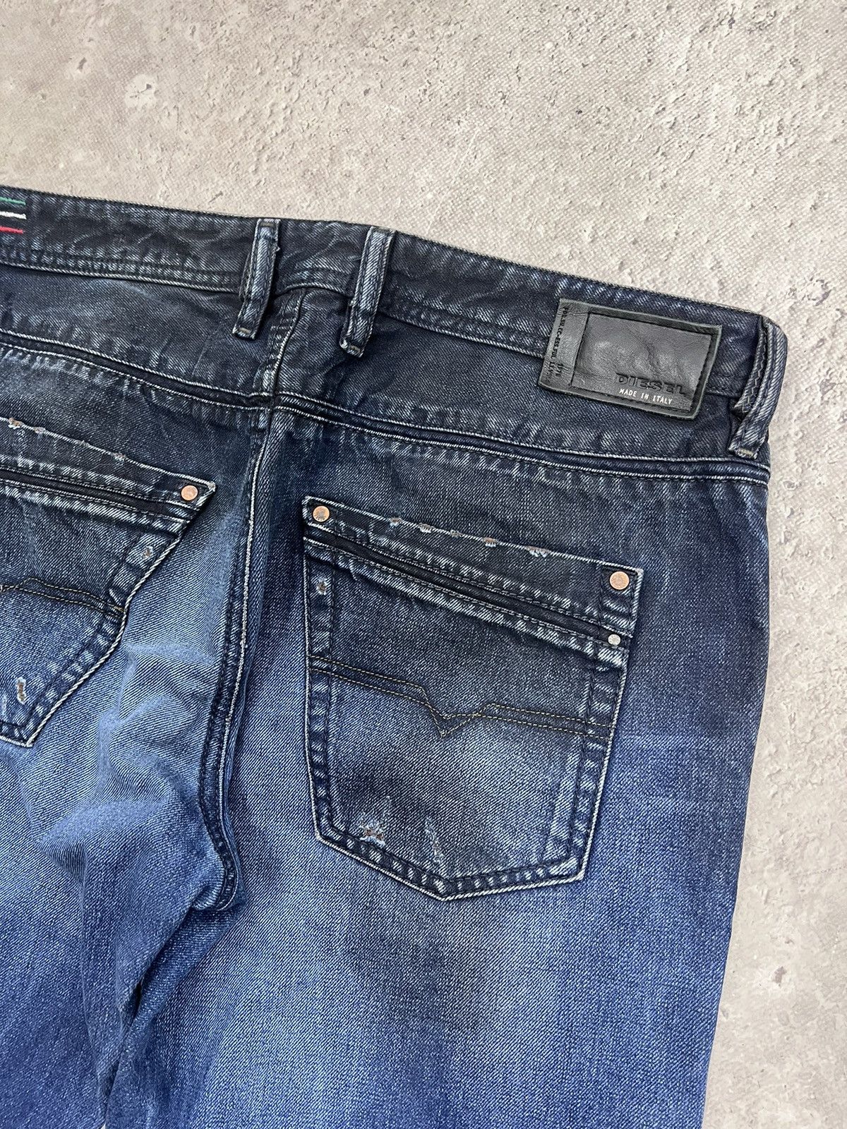 Diesel × Vintage Y2K Vintage Diesel Jeans Denim Washed CARGO Pants Size US 34 / EU 50 - 13 Thumbnail
