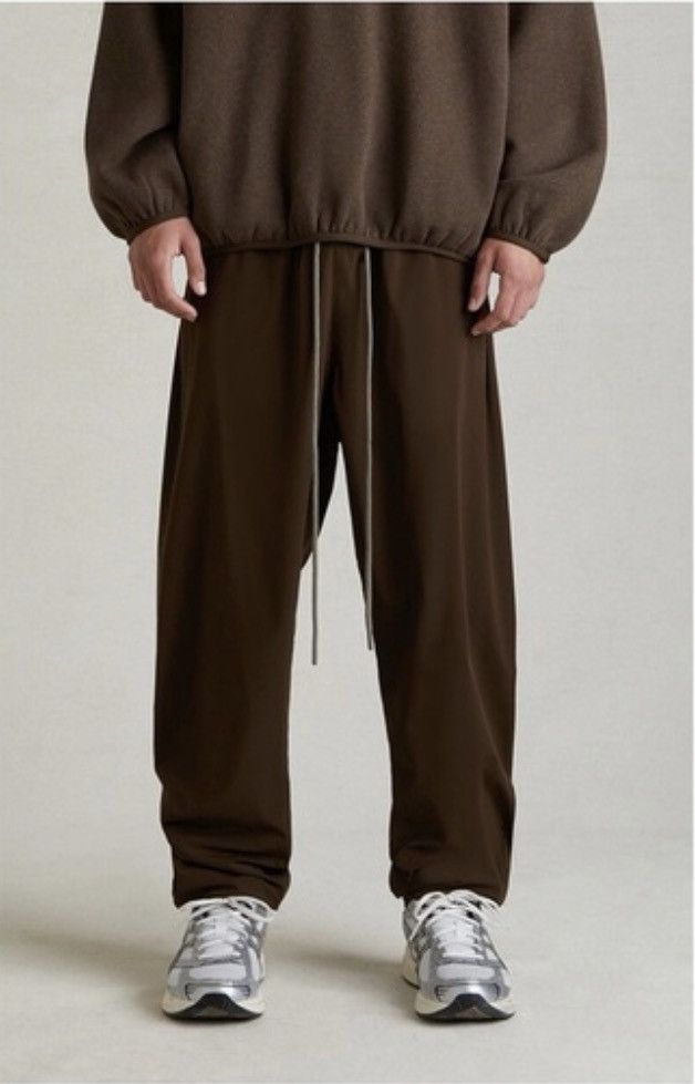Essentials Fear of God Essentials - Brown Trackpants Size US 32 / EU 48 - 11 Thumbnail