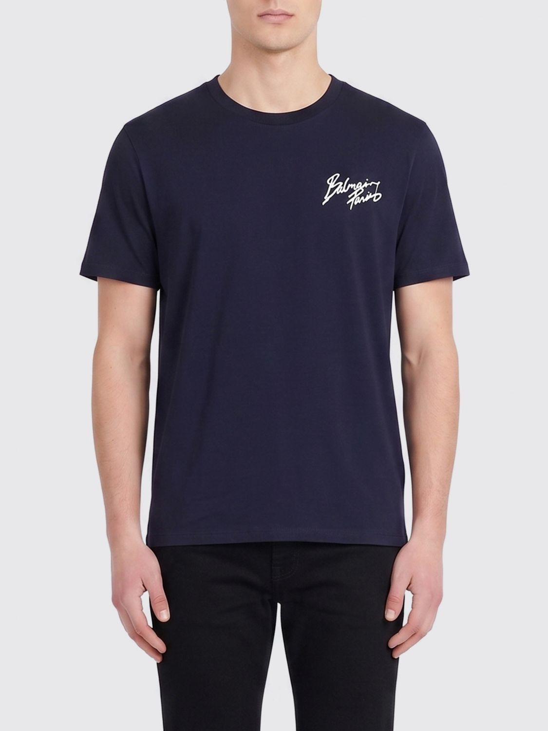 Balmain Balmain T-Shirt Men Blue Size US S / EU 44-46 / 1 - 1 Thumbnail
