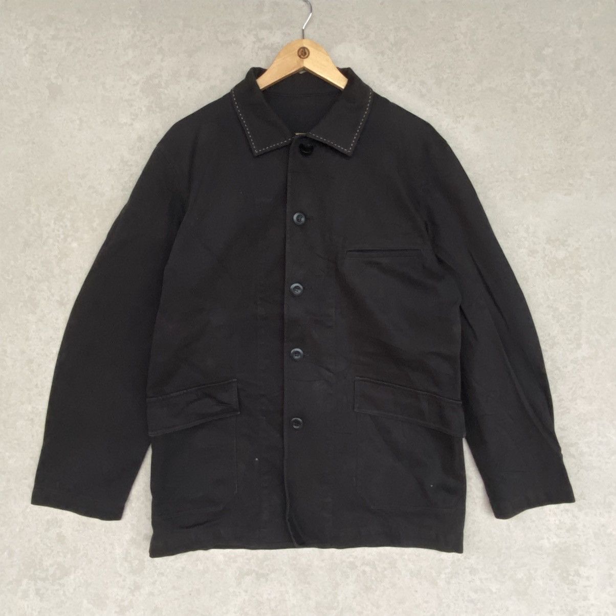 Other Vintage Black 90s Military Jacket With A Boxy Fit Jacket L Size US L / EU 52-54 / 3 - 1 Thumbnail