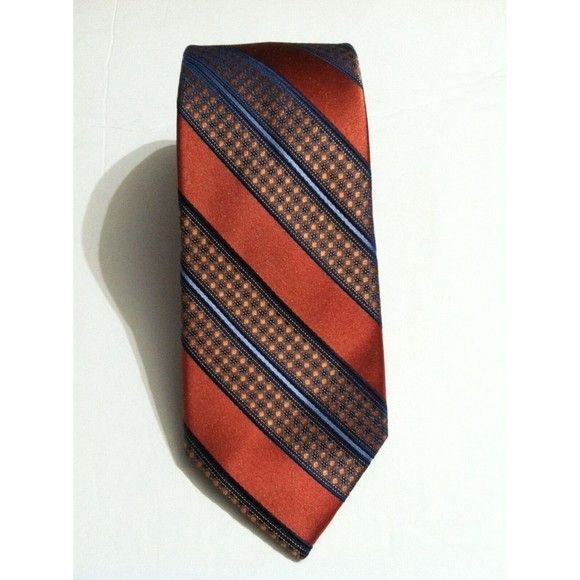 Other BROLETTO MENS NEW BLOOD ORANGE 100%SILK TIE WIDTH: 2 7/8" Size ONE SIZE - 1 Thumbnail