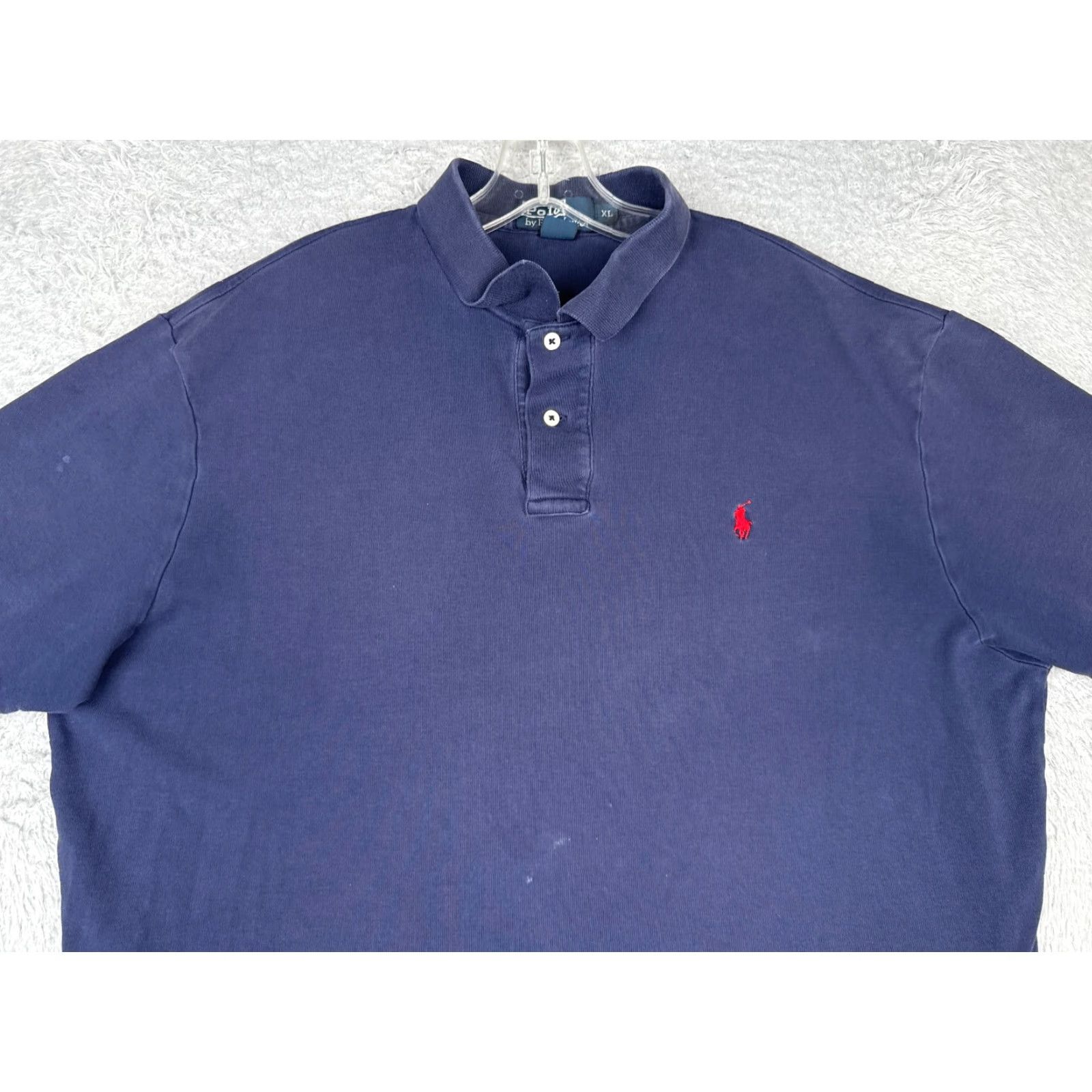 Ralph Lauren VINTAGE Ralph Lauren Shirt Men XL Blue Cotton Crew Pocket Logo T-Shirt Short Sleeve All Seasons Size US XL / EU 56 / 4 - 4 Thumbnail