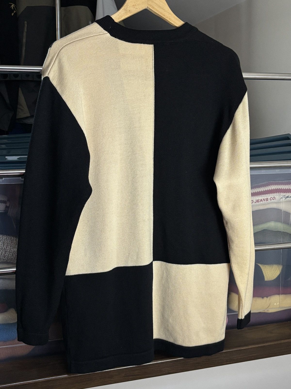 Escada Escada Vintage Two Tone Wool Buttoned Cardigan Sweater Size M / US 6-8 / IT 42-44 - 5 Thumbnail