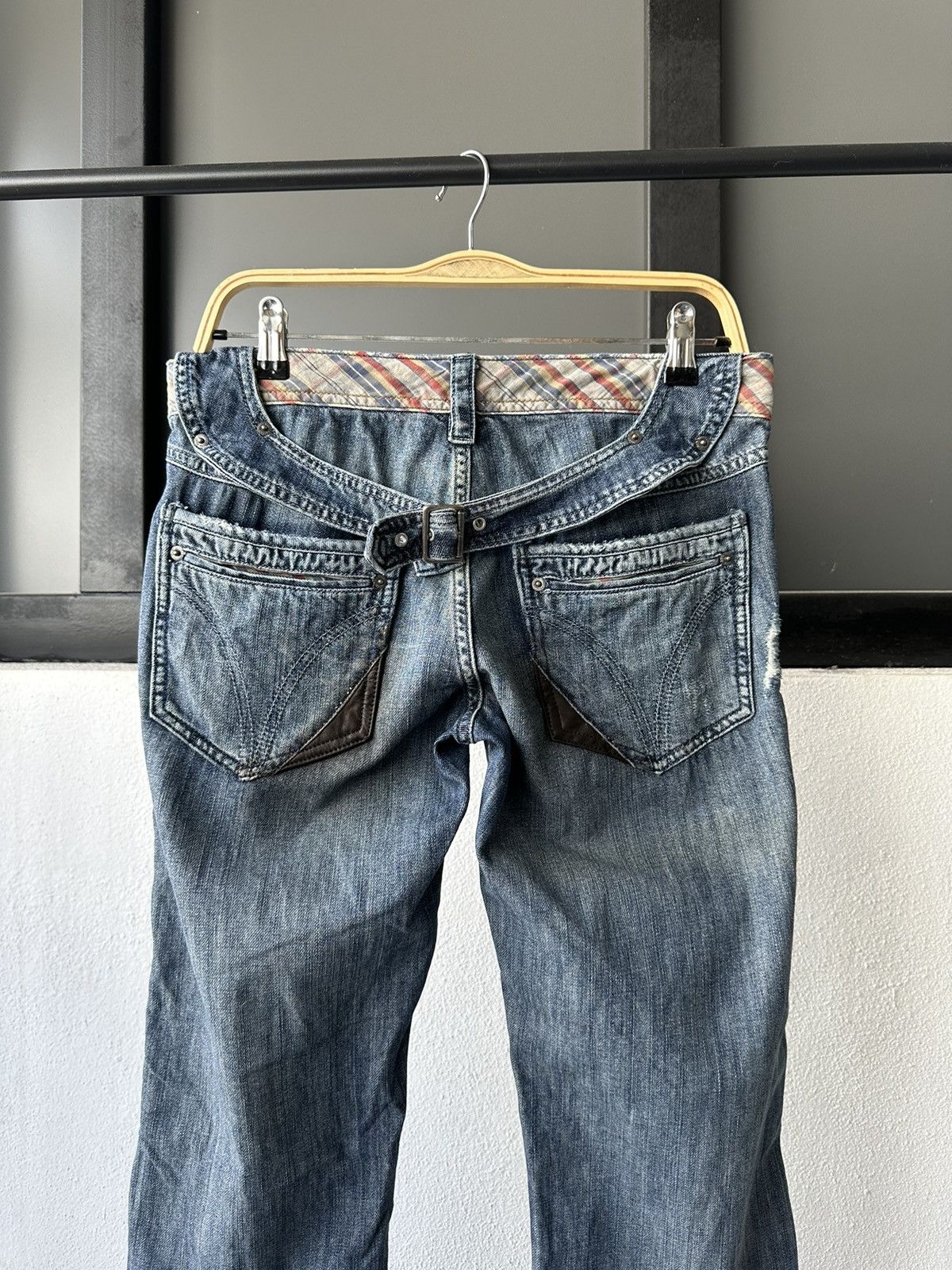 Dolce & Gabbana SS2007 D&G cummerband denim buckle back Size US 32 / EU 48 - 22 Thumbnail