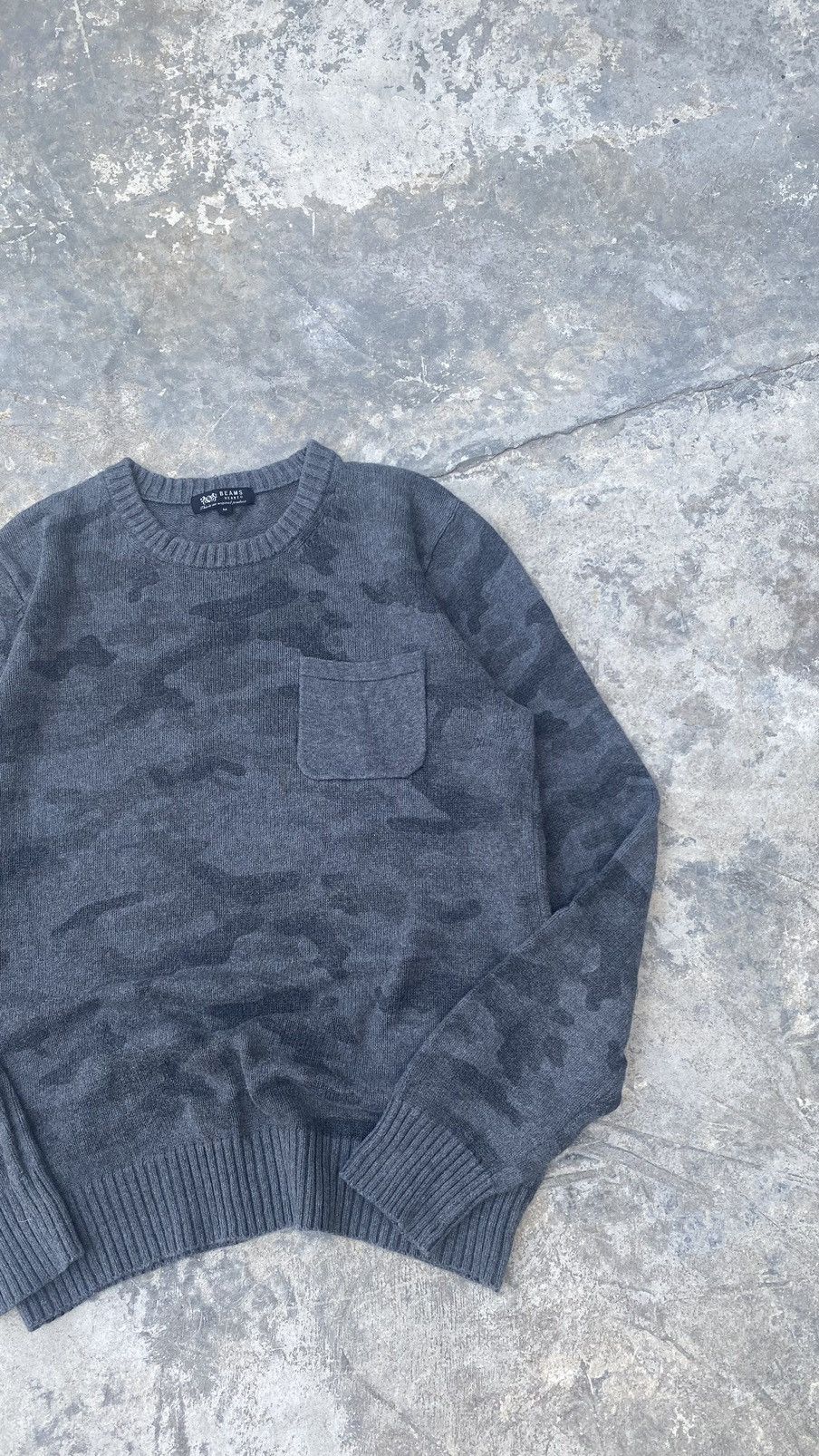 Beams Plus Camo Knitwear Sweater Size US S / EU 44-46 / 1 - 4 Thumbnail